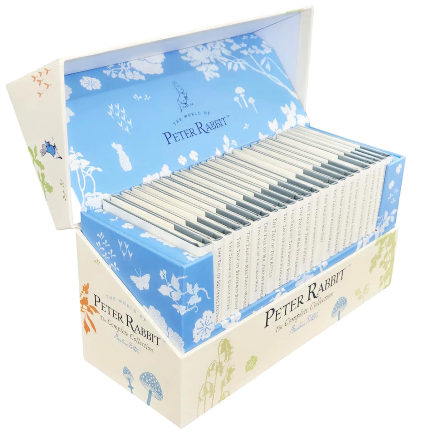 Peter Rabbit 23-book hardback collection in presentation slipcase by Beatrix Potter, ages 3-6