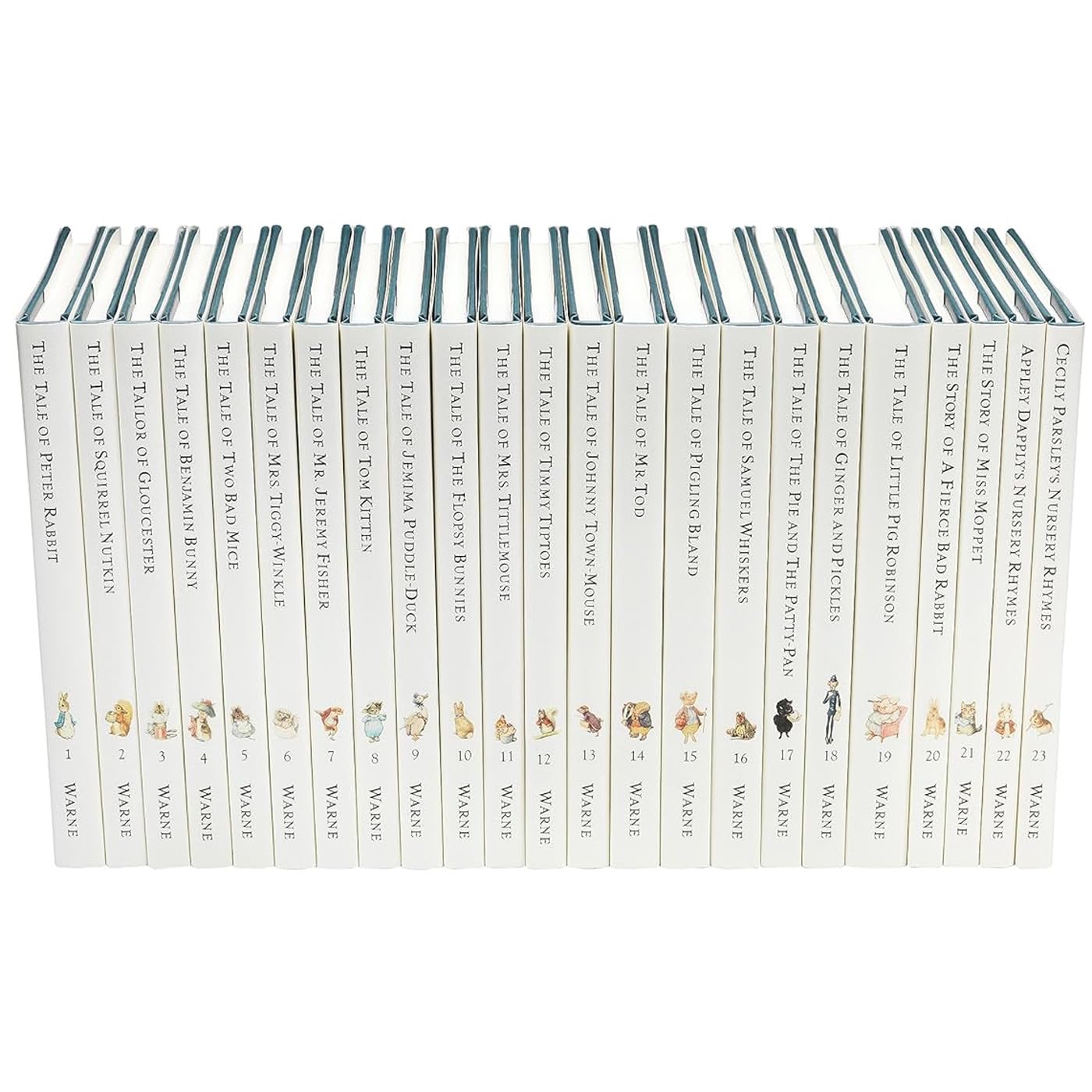 Beatrix Potter Peter Rabbit gift box set for ages 3-6, 23-book hardback collection