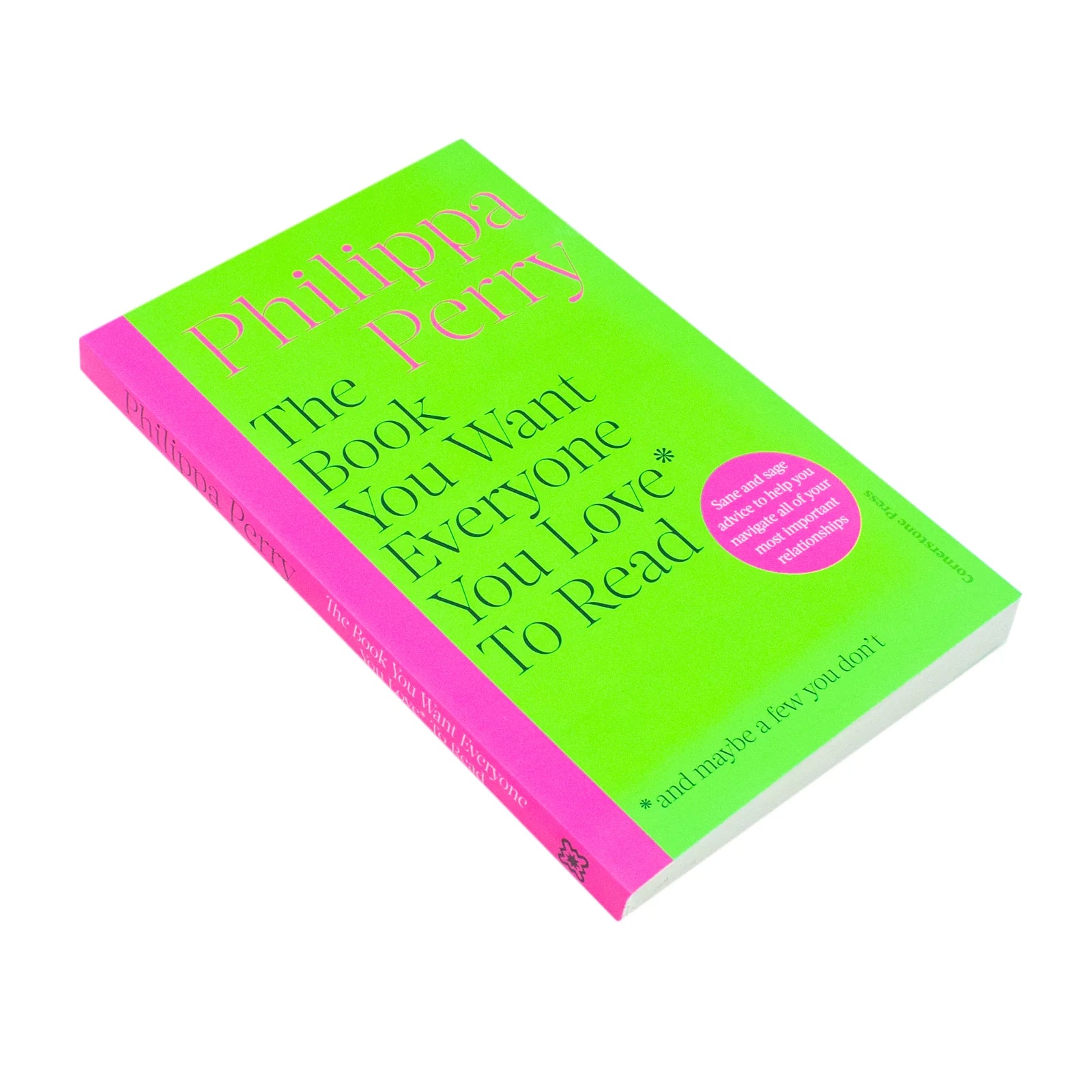 Inside page spread of The Book You Want Everyone You Love to Read by Philippa Perry paperback