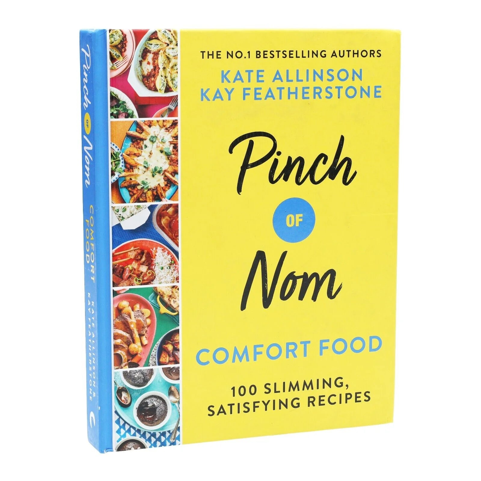 Pinch of Nom Comfort Food hardback cookbook spine and edition detail