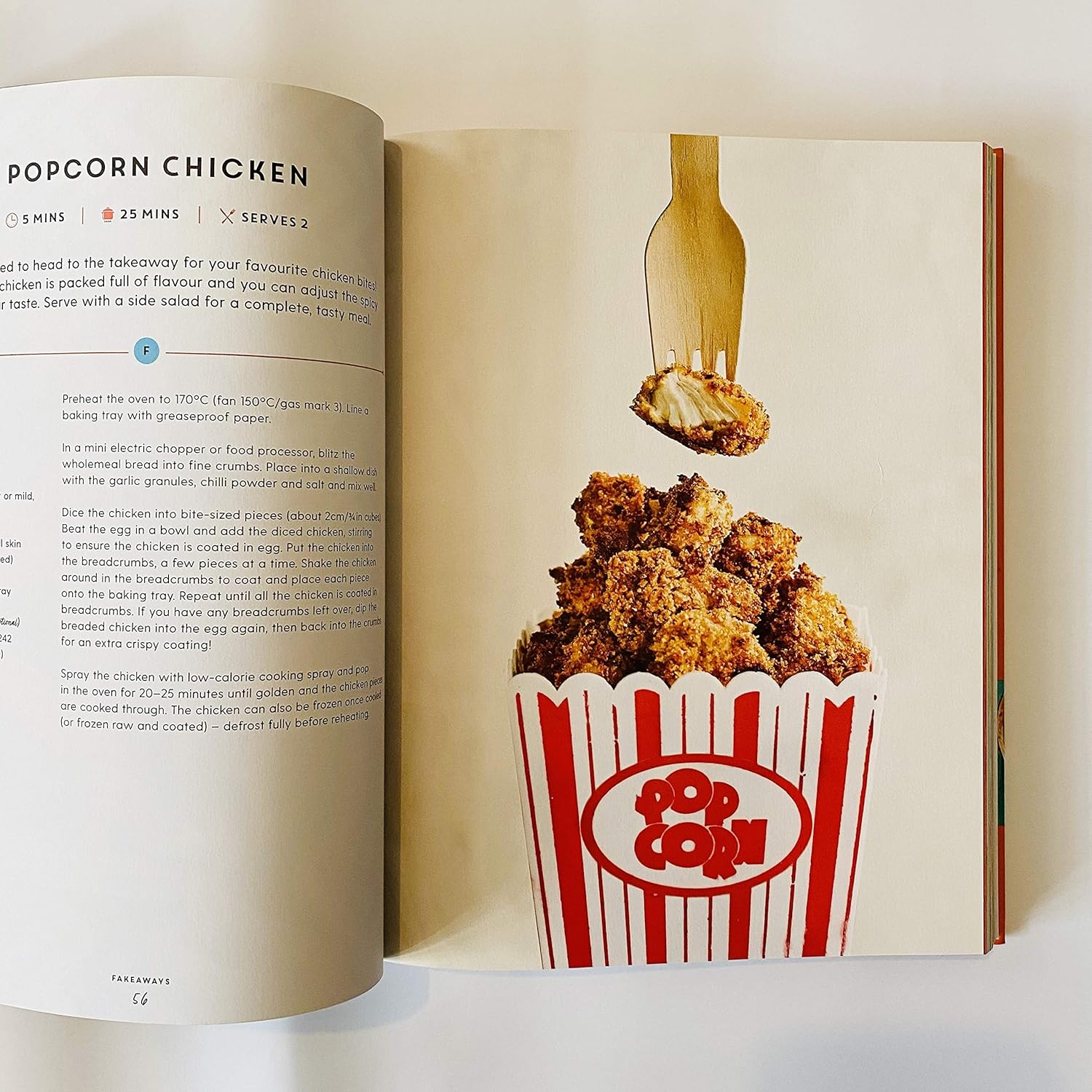 Pinch of Nom Everyday Light hardback cookbook by Kay and Kate Allinson - recipe page inside
