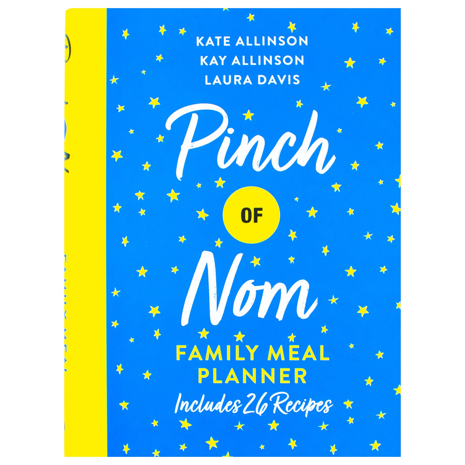 Inside pages of the Pinch of Nom Family Meal Planner showing weekly meal planning layout