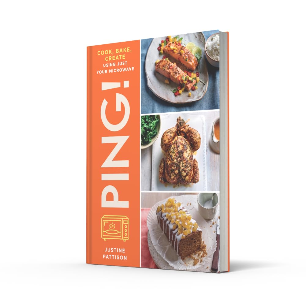 PING! by Justine Pattison - sample recipe page inside the microwave cookbook
