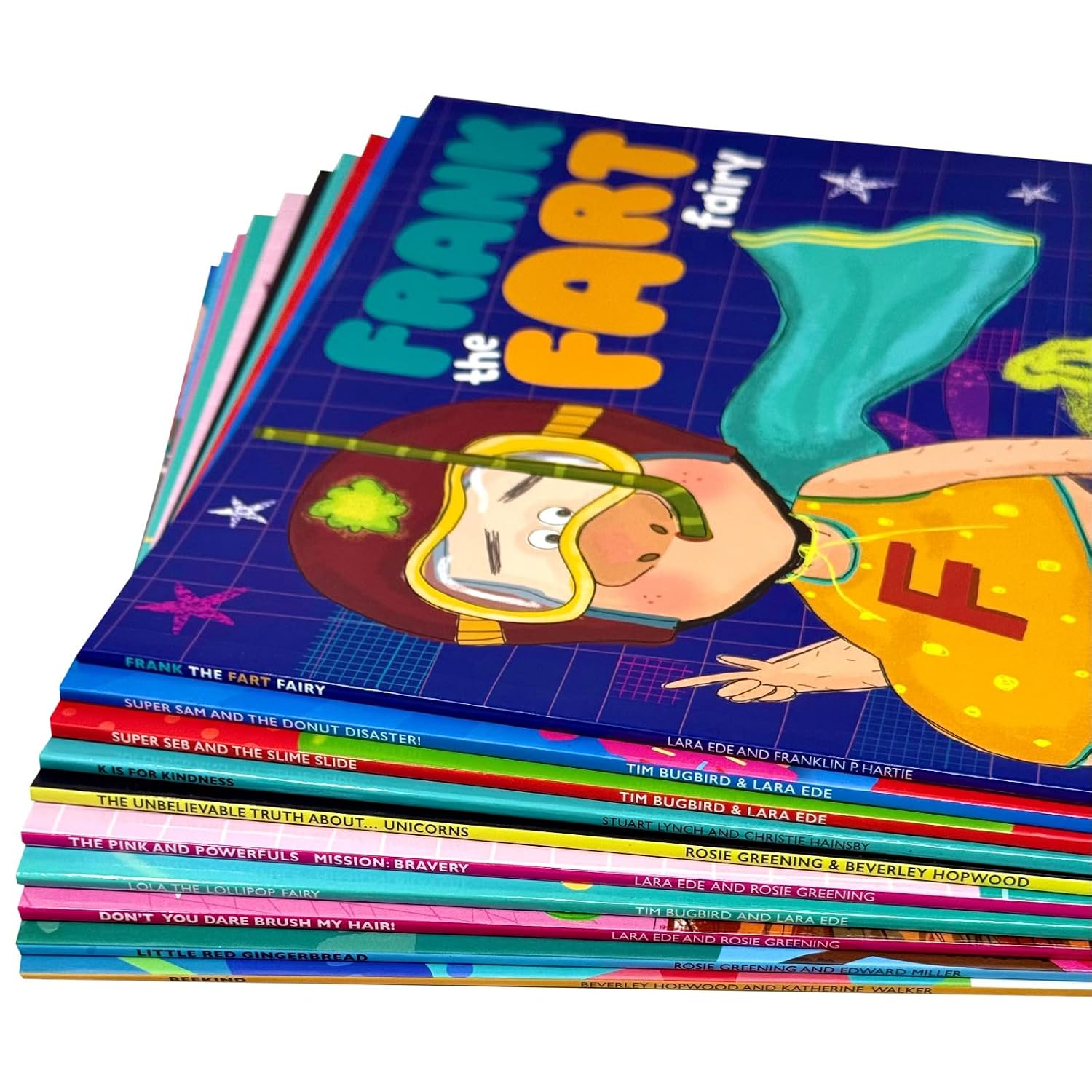 The Pink and Powerfuls Mission Bravery and Lola the Lollipop Fairy paperback books