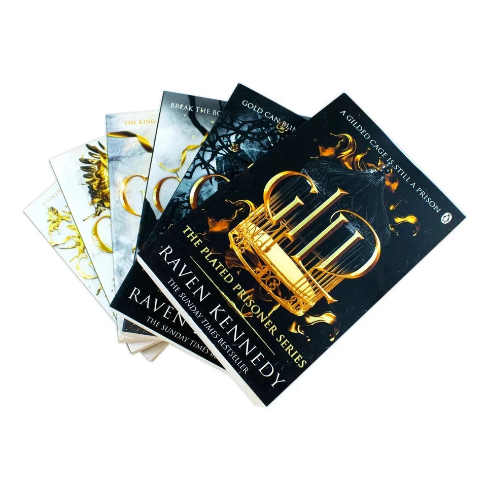 Plated Prisoner Series Raven Kennedy paperback fantasy romance box set cover