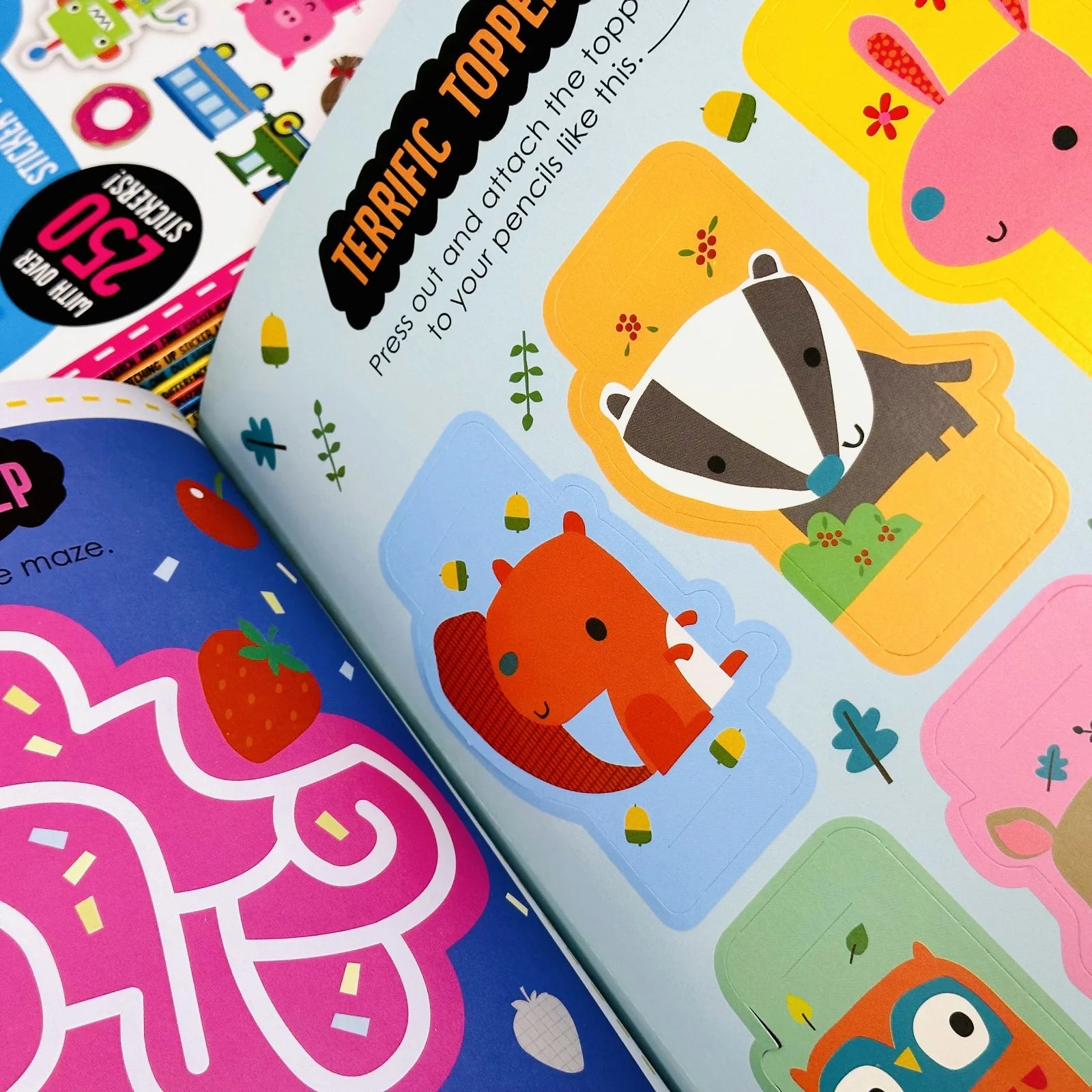Playtime Learning sticker activity 10 book collection set displayed together - Make Believe Ideas Paperback Ages 4+