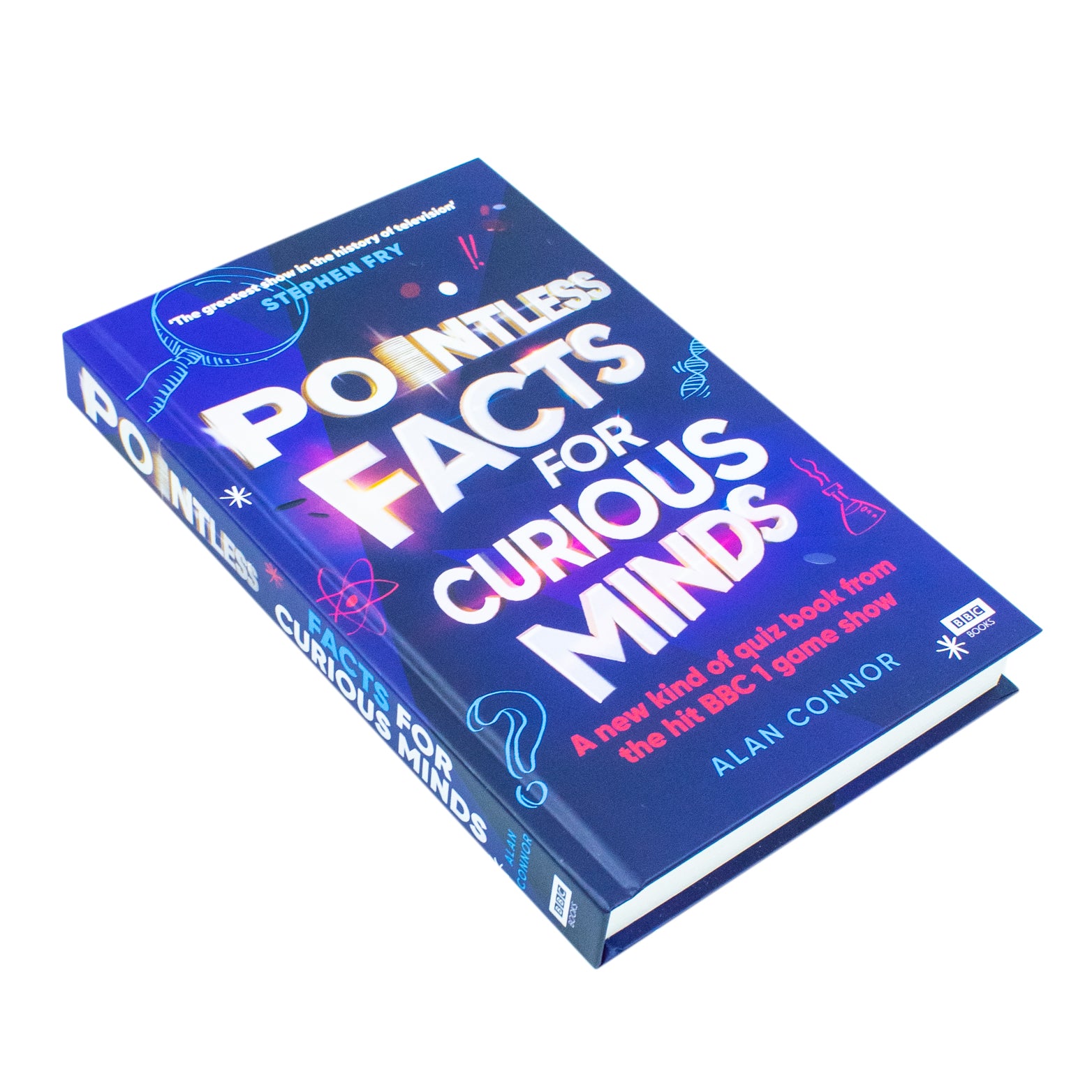 Pointless Facts for Curious Minds by Alan Connor - hardback book spine and cover detail