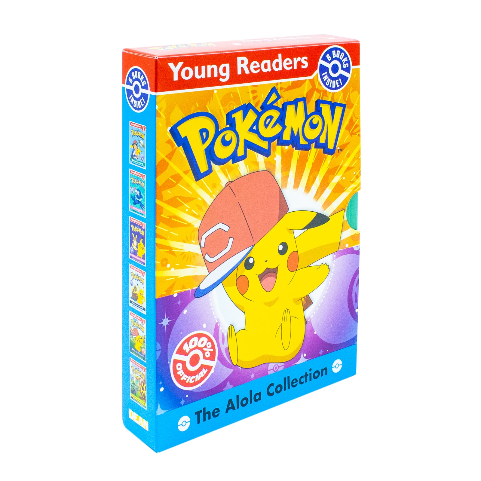 Pokémon Passport to Reading Alola 6 Books Collection Set paperback box, Level 2 early readers ages 6-8
