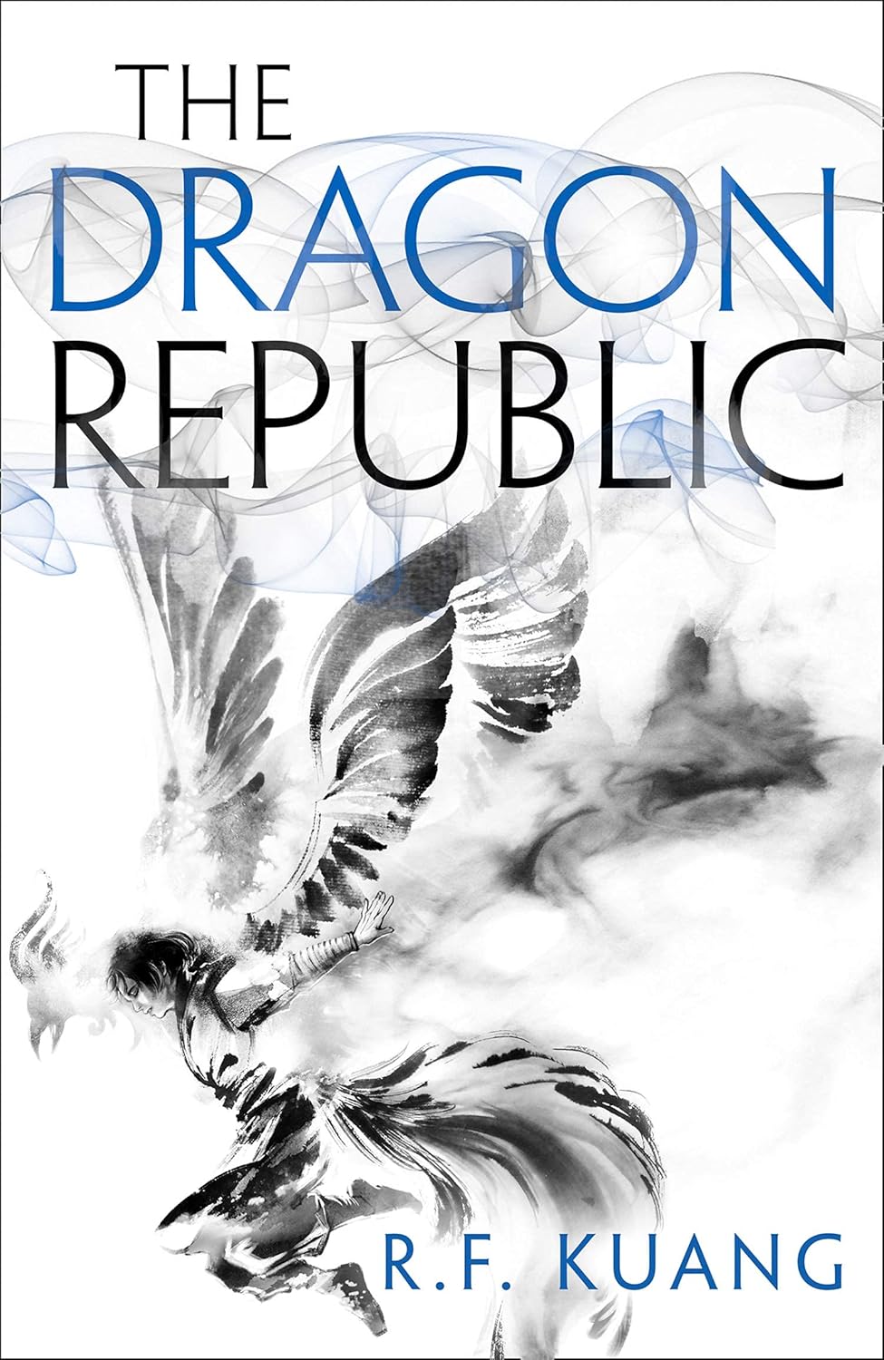 The Dragon Republic and The Burning God paperback covers - Poppy War series by R.F. Kuang