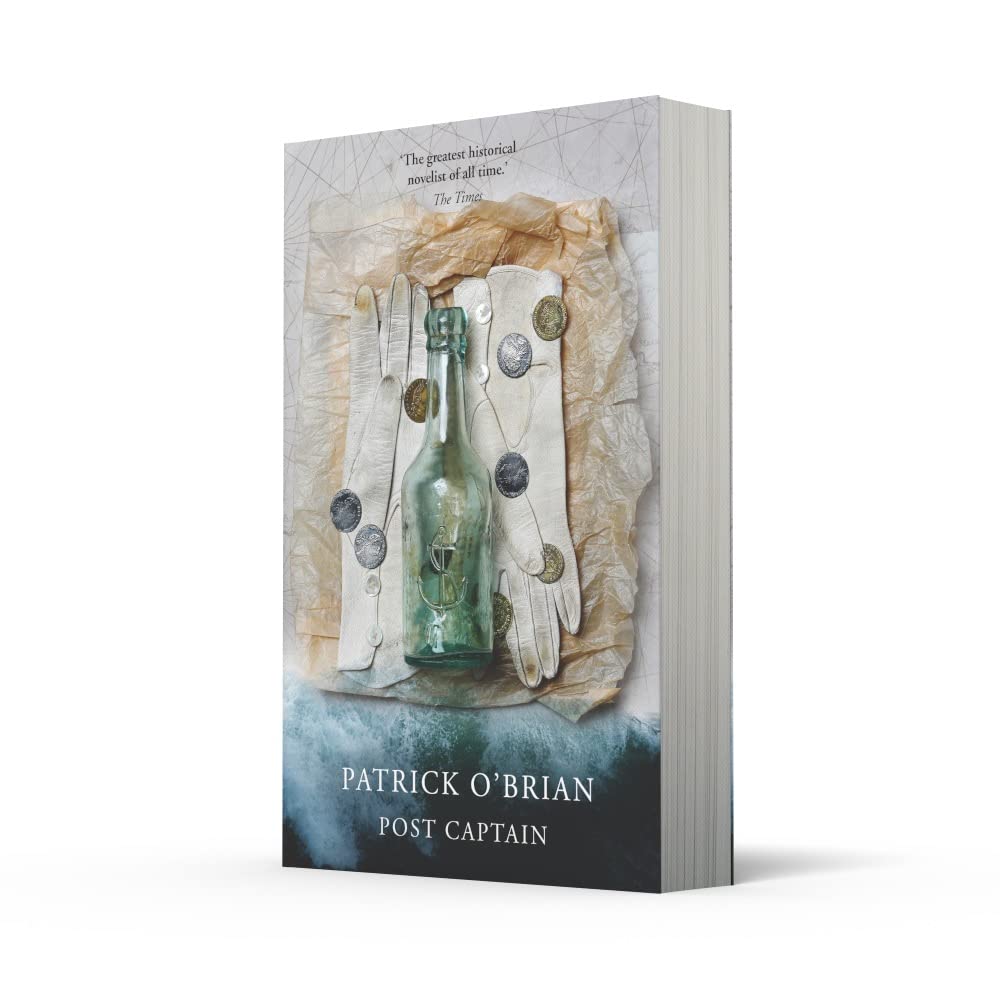 Post Captain by Patrick O'Brian full paperback cover, historical naval fiction
