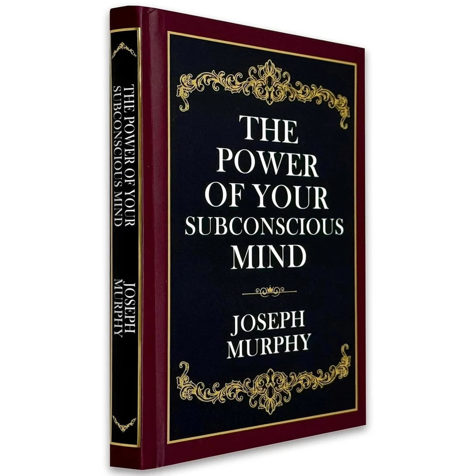 Hardcover edition of The Power of Your Subconscious Mind by Dr. Joseph Murphy - back cover detail