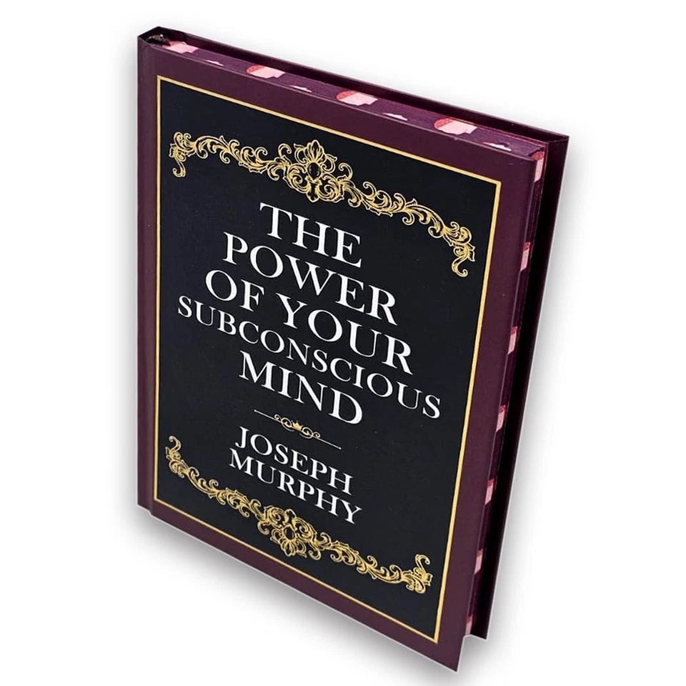 Close-up of The Power of Your Subconscious Mind hardcover book cover by Dr. Joseph Murphy