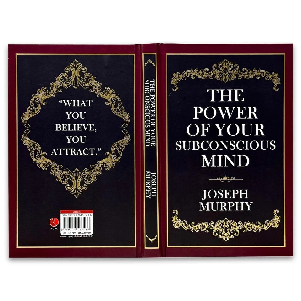 The Power of Your Subconscious Mind by Dr. Joseph Murphy - hardcover book angled view