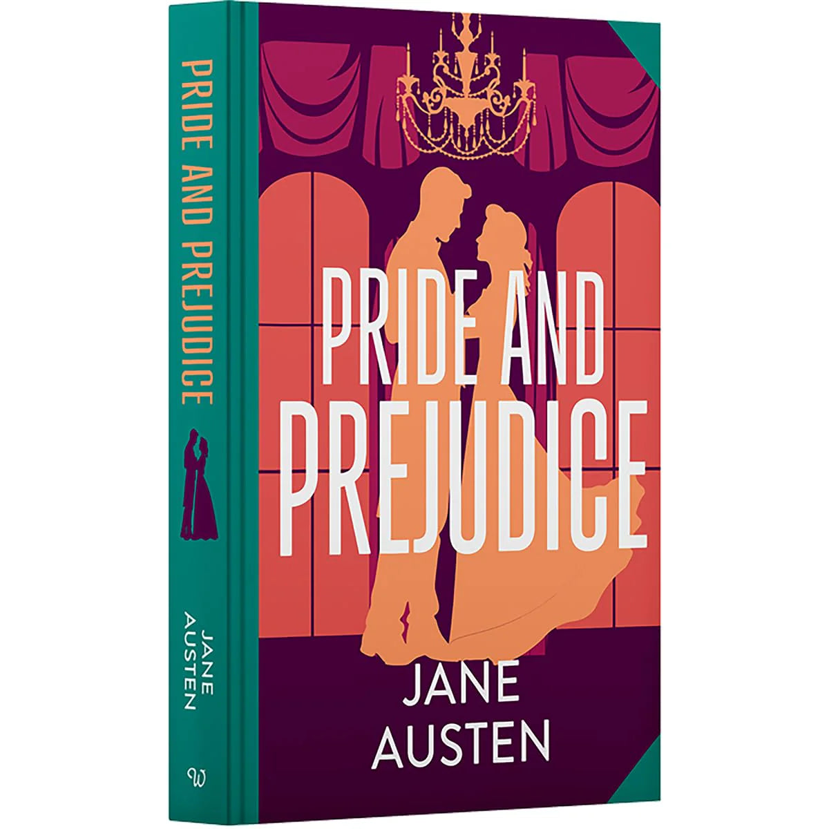 Pride and Prejudice by Jane Austen - Deluxe Sprayed Edge Hardback Edition - sprayed page edges close-up