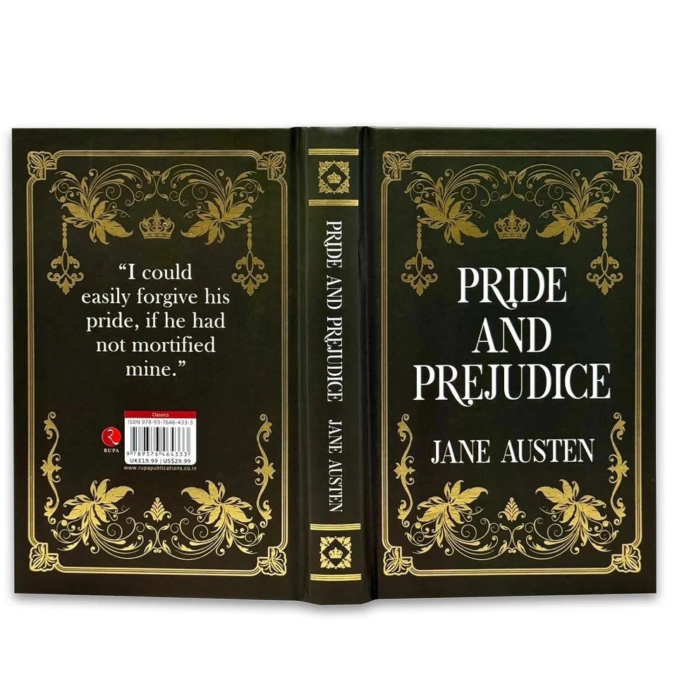 Pride and Prejudice by Jane Austen hardback title page