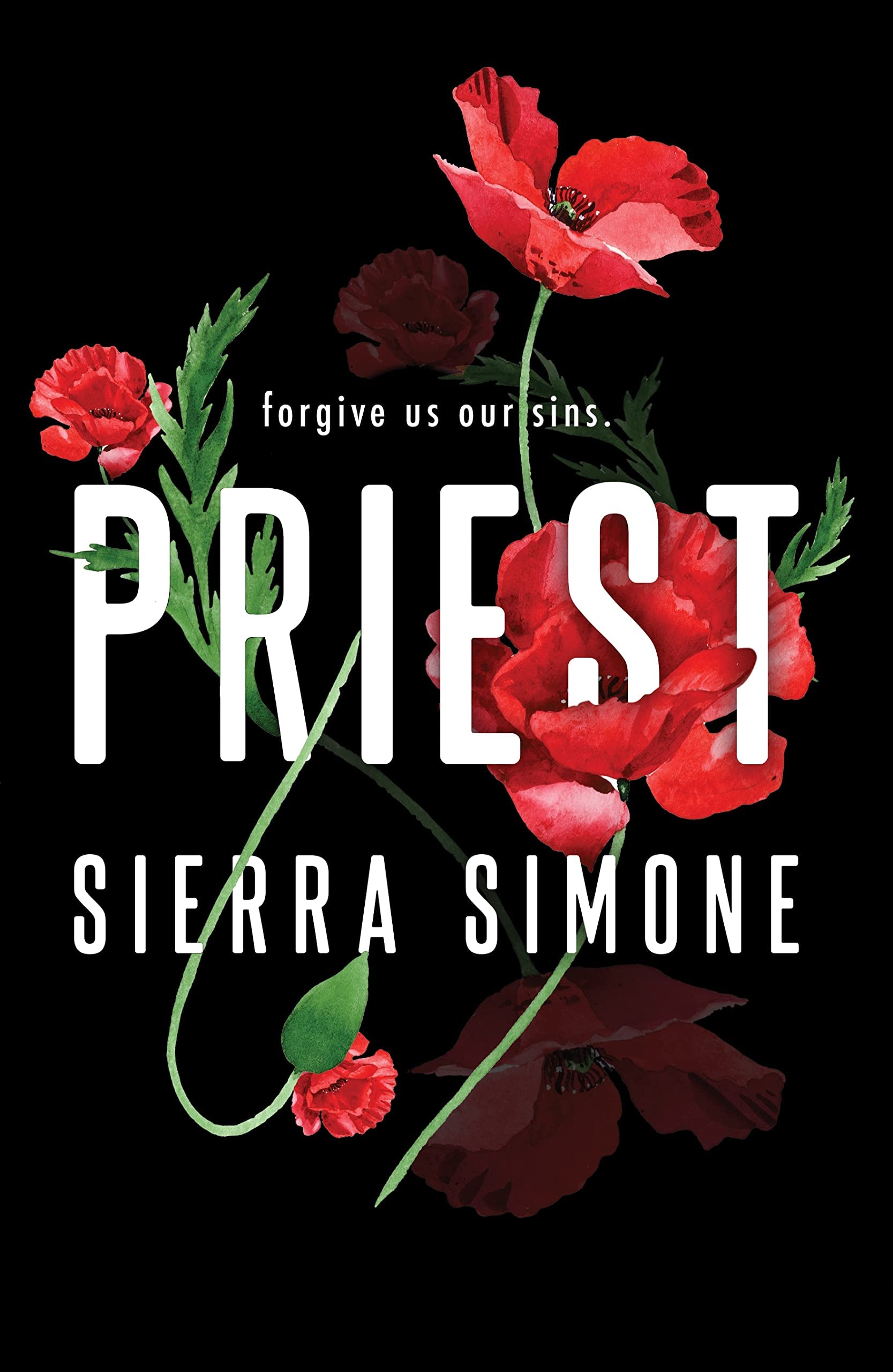 Priest Trilogy 3 Books Collection Set by Sierra Simone - book covers close-up, paperback edition