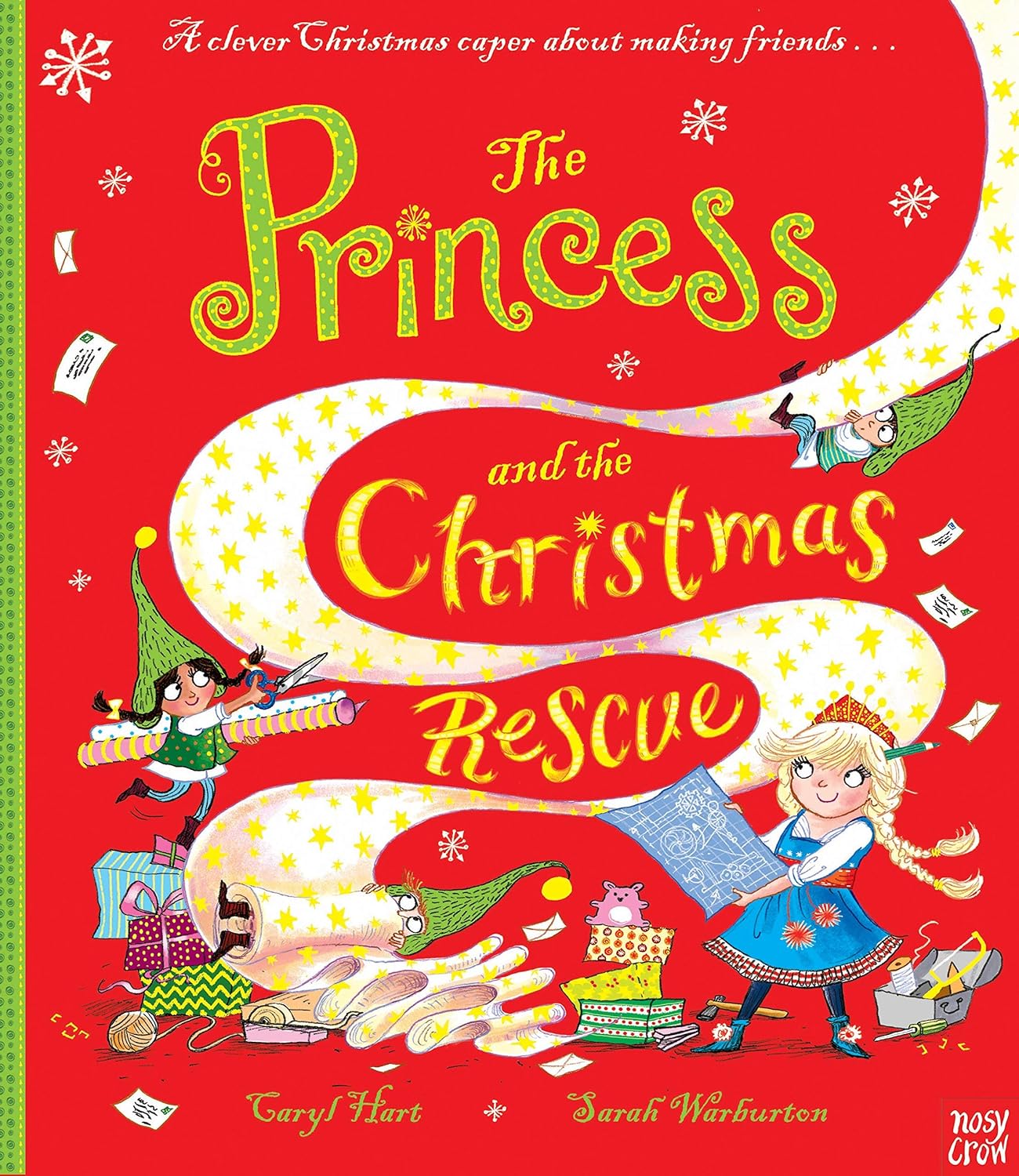 Princess Series by Caryl Hart illustrated inside pages by Sarah Warburton, ages 3-5 paperback
