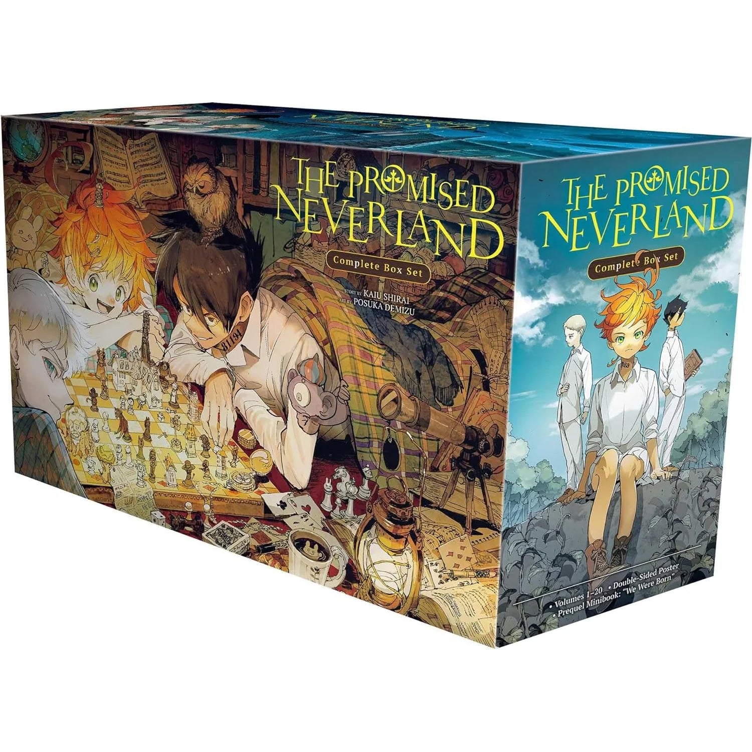 The Promised Neverland Complete Box Set by Kaiu Shirai - Volumes 1-20 Paperback Manga Collection