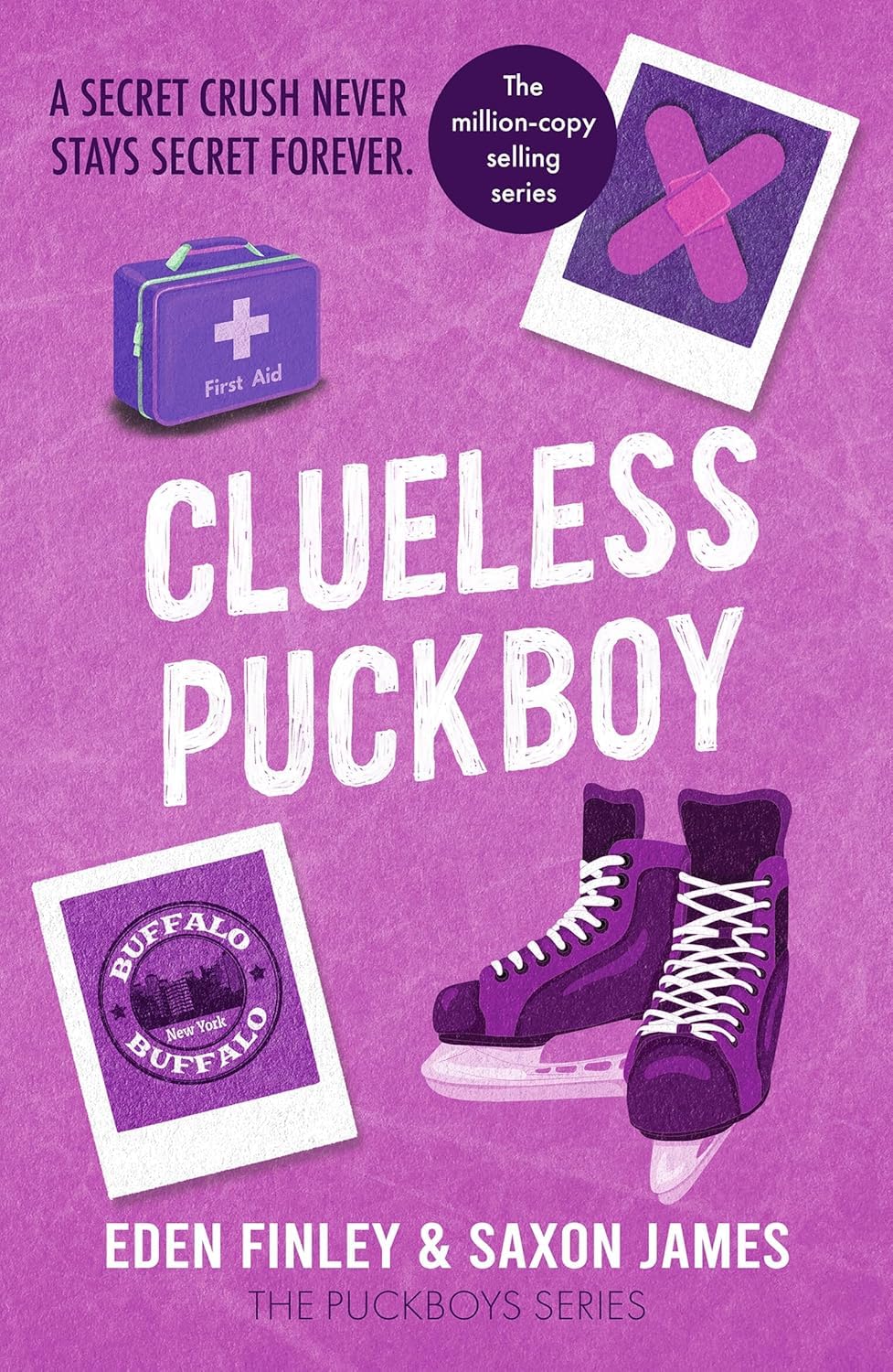 Puckboys hockey romance book set books 4 to 6 by Saxon James and Eden Finley