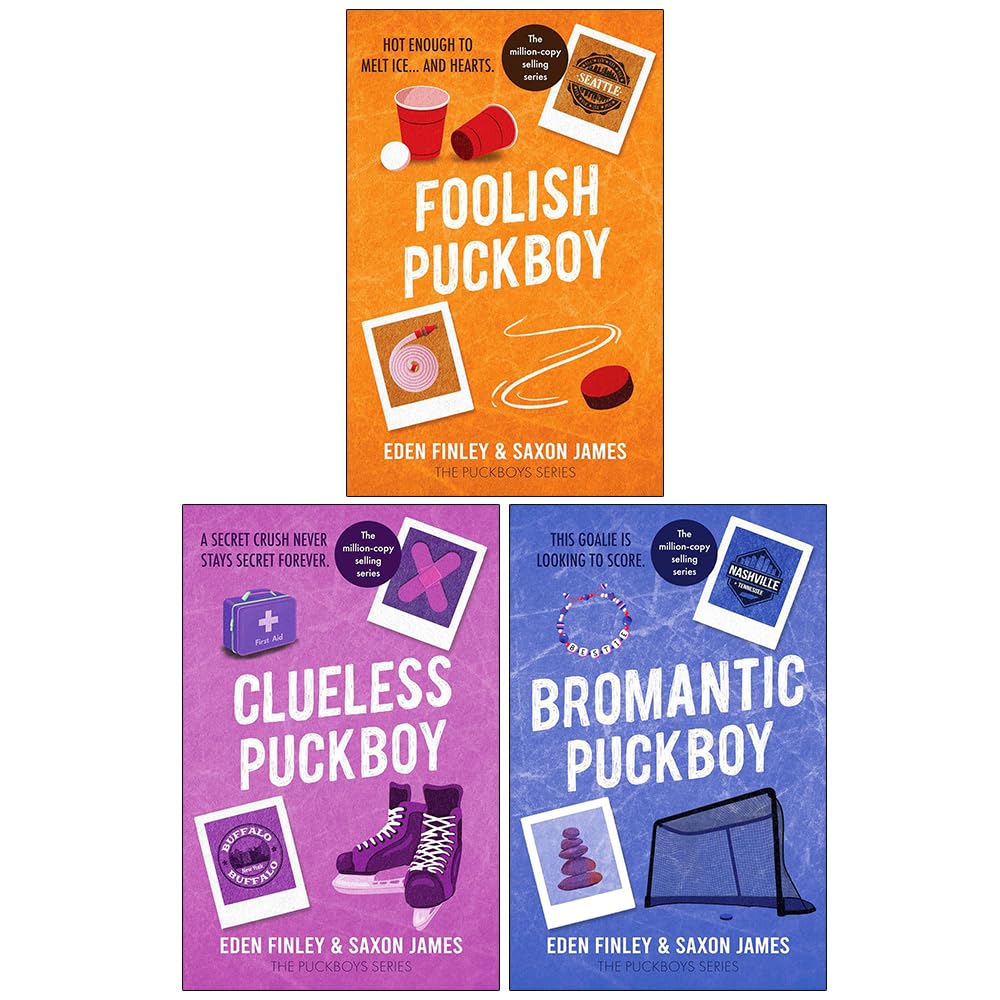 Puckboys Series 4-6 Collection 3 Books Set by Saxon James and Eden Finley - paperback cover