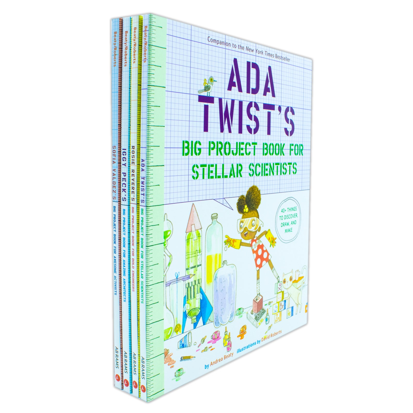 Questioneers Chapter Book Collection 4 Books Set by Andrea Beaty and David Roberts - Hardback - Ages 6-9