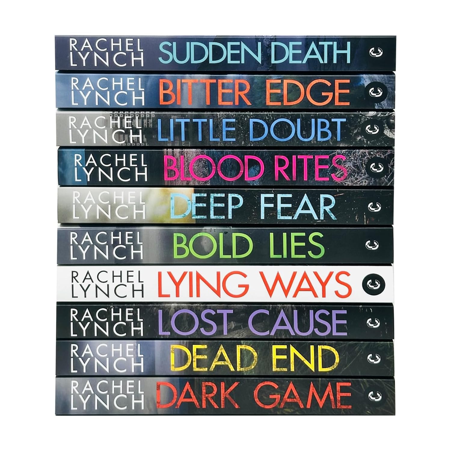 Rachel Lynch DI Kelly Porter 10 Book Collection Set - Dark Game, Deep Fear, Dead End, Bitter Edge, Bold Lies, Blood Rites, Little Doubt, Lost Cause, Lying Ways, Sudden Death - Paperback Crime Fiction