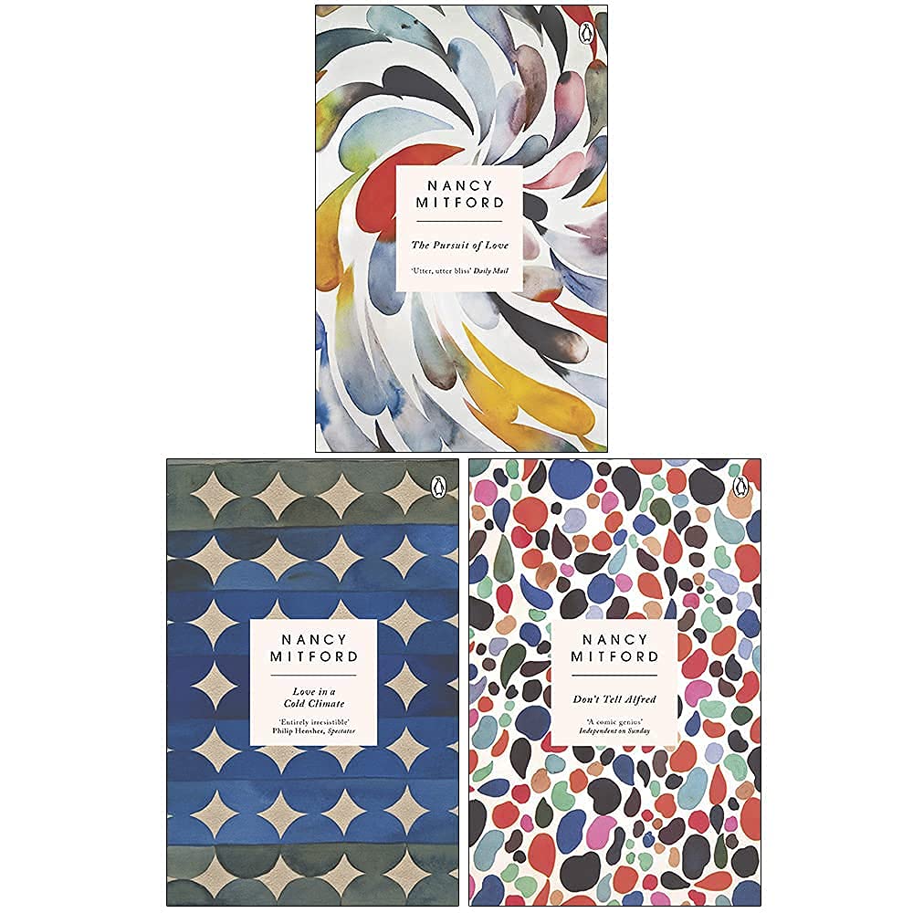 Radlett and Montdore Series 3 Books Collection Set by Nancy Mitford - Paperback classic fiction featuring The Pursuit of Love, Love in a Cold Climate and Don't Tell Alfred