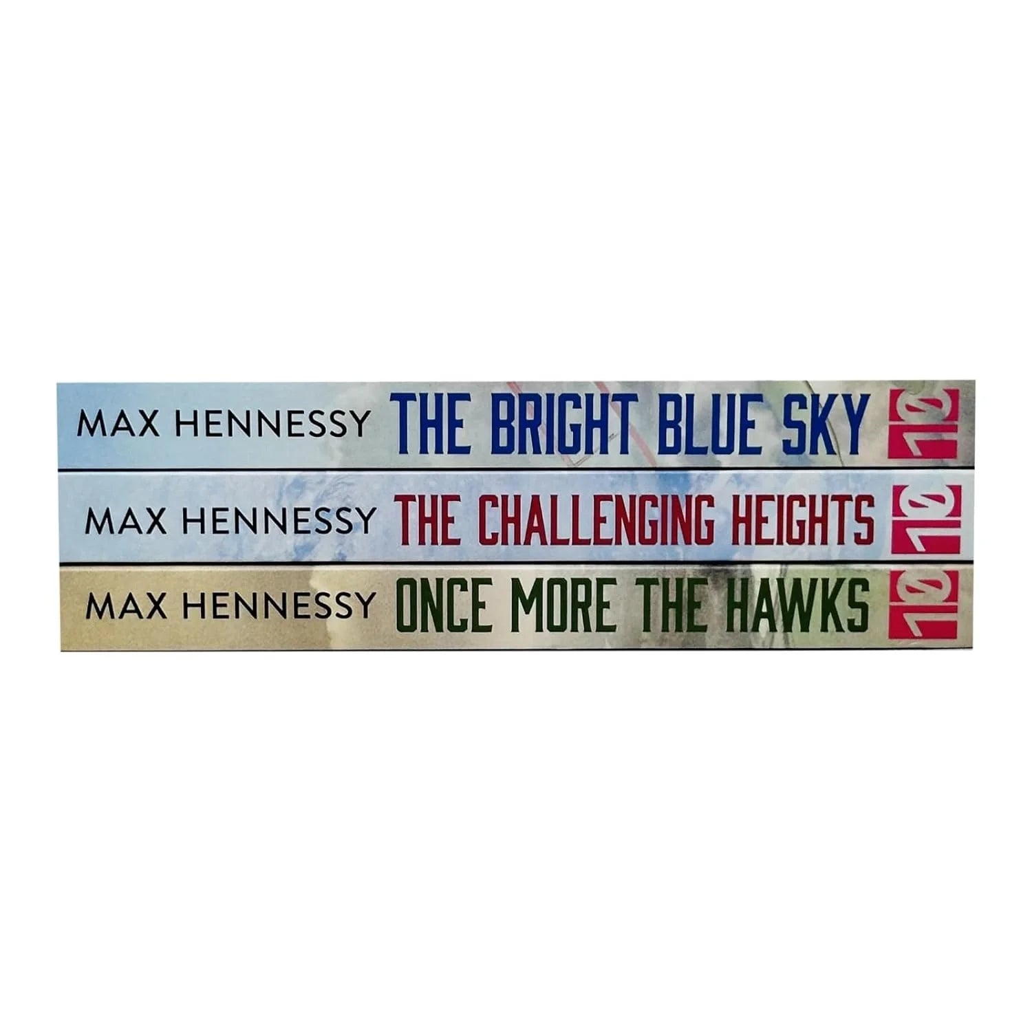 The Bright Blue Sky by Max Hennessy - RAF Trilogy Book 1 paperback cover, WWI aviation fiction