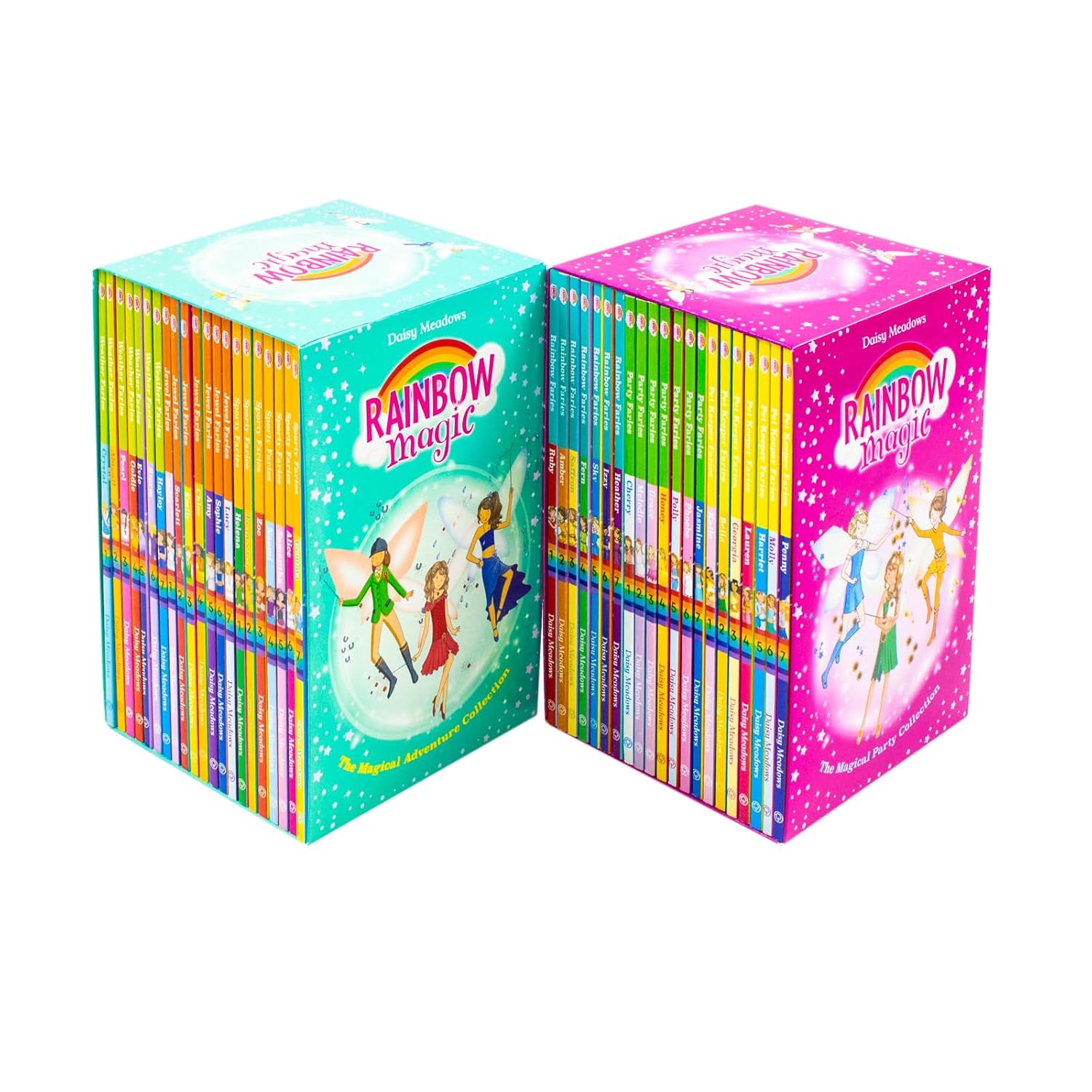 Rainbow Magic 42 Books Collection Set by Daisy Meadows - paperback fairy books for ages 5-7