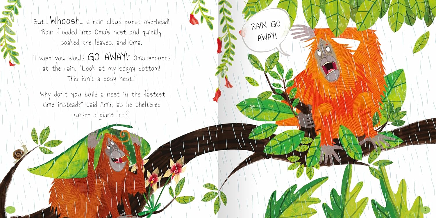 Rainy Day Tales rainforest-themed 3 book paperback collection by Catherine Veitch for ages 3-7