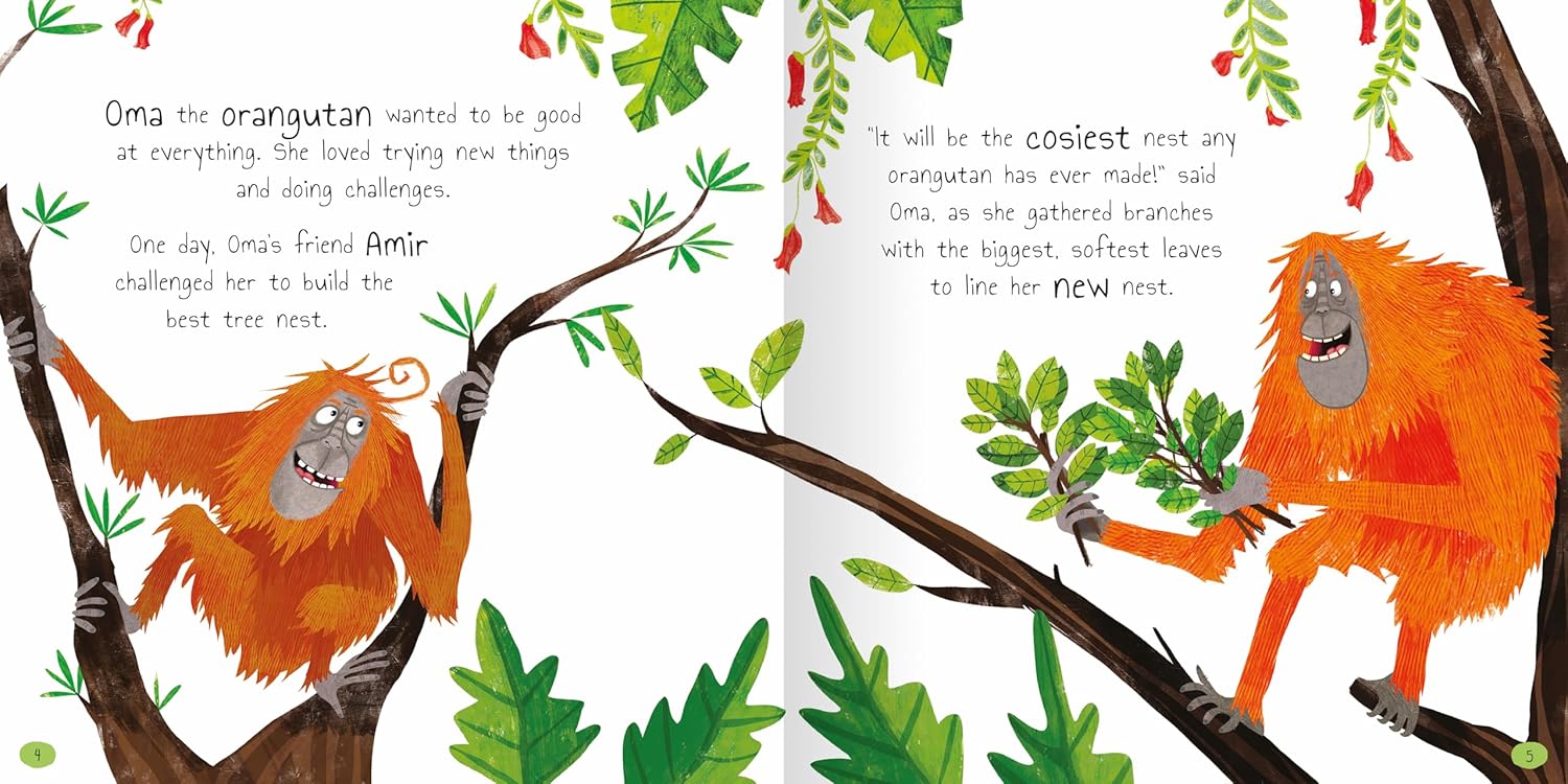 Rainy Day Tales 3 book set showing Salvidor the Sloth, Oma the Orangutan and Gabi the Ant-Addicted Gorilla paperback covers