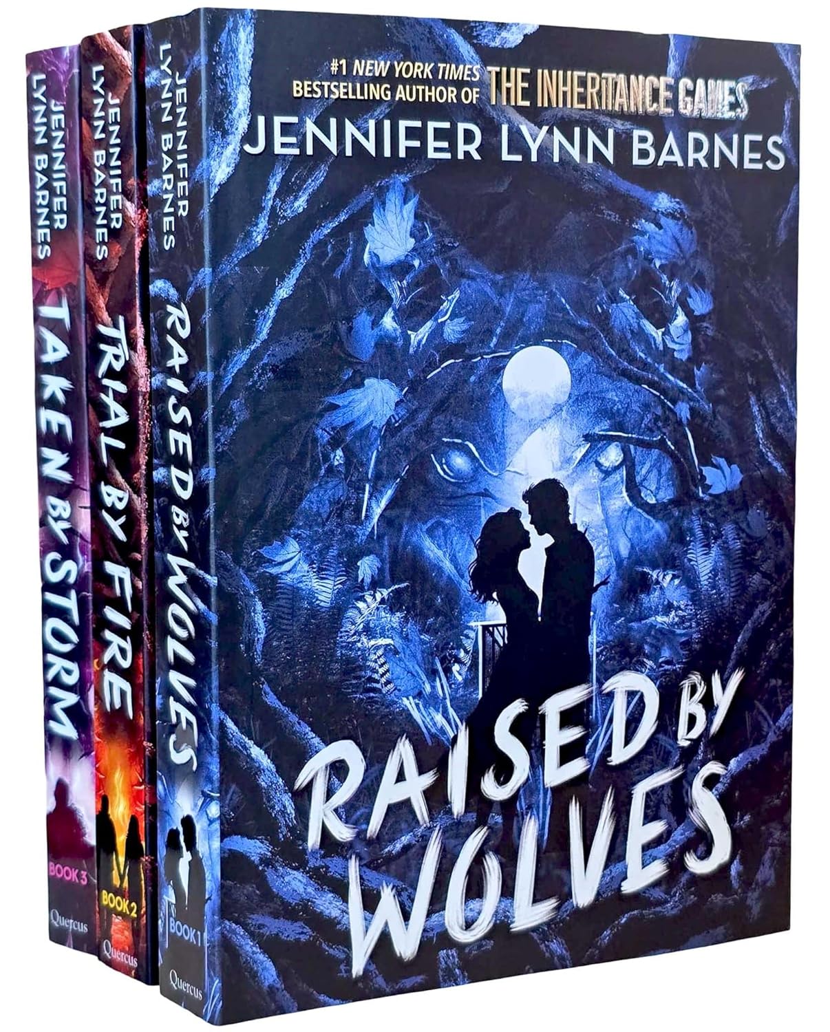 Raised by Wolves Series by Jennifer Lynn Barnes 3 Books Collection Set - Raised by Wolves, Trial by Fire, Taken by Storm - Paperback YA Werewolf Romance