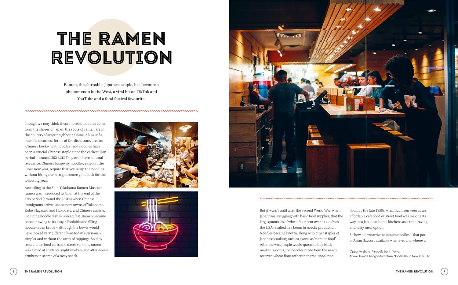 Ramen cookbook by Makiko Sano interior page featuring broth and topping recipes