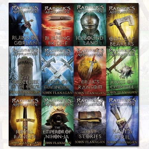 Ranger's Apprentice 12 Book Paperback Set Titles - John Flanagan Fantasy Adventure Collection