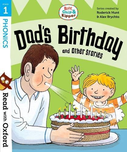 Read with Oxford Stage 1 Biff, Chip & Kipper 4 books collection set covers