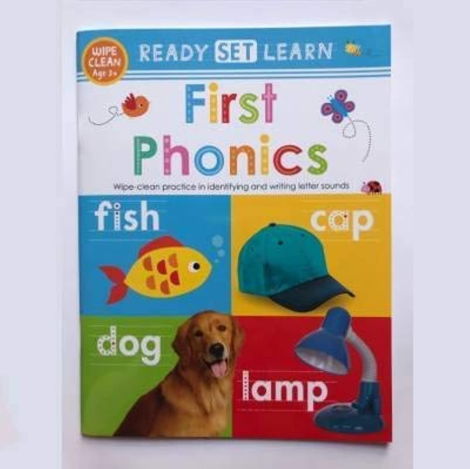 Handwriting Practice wipe-clean paperback workbook from the Ready Set Learn 10 book early learning collection