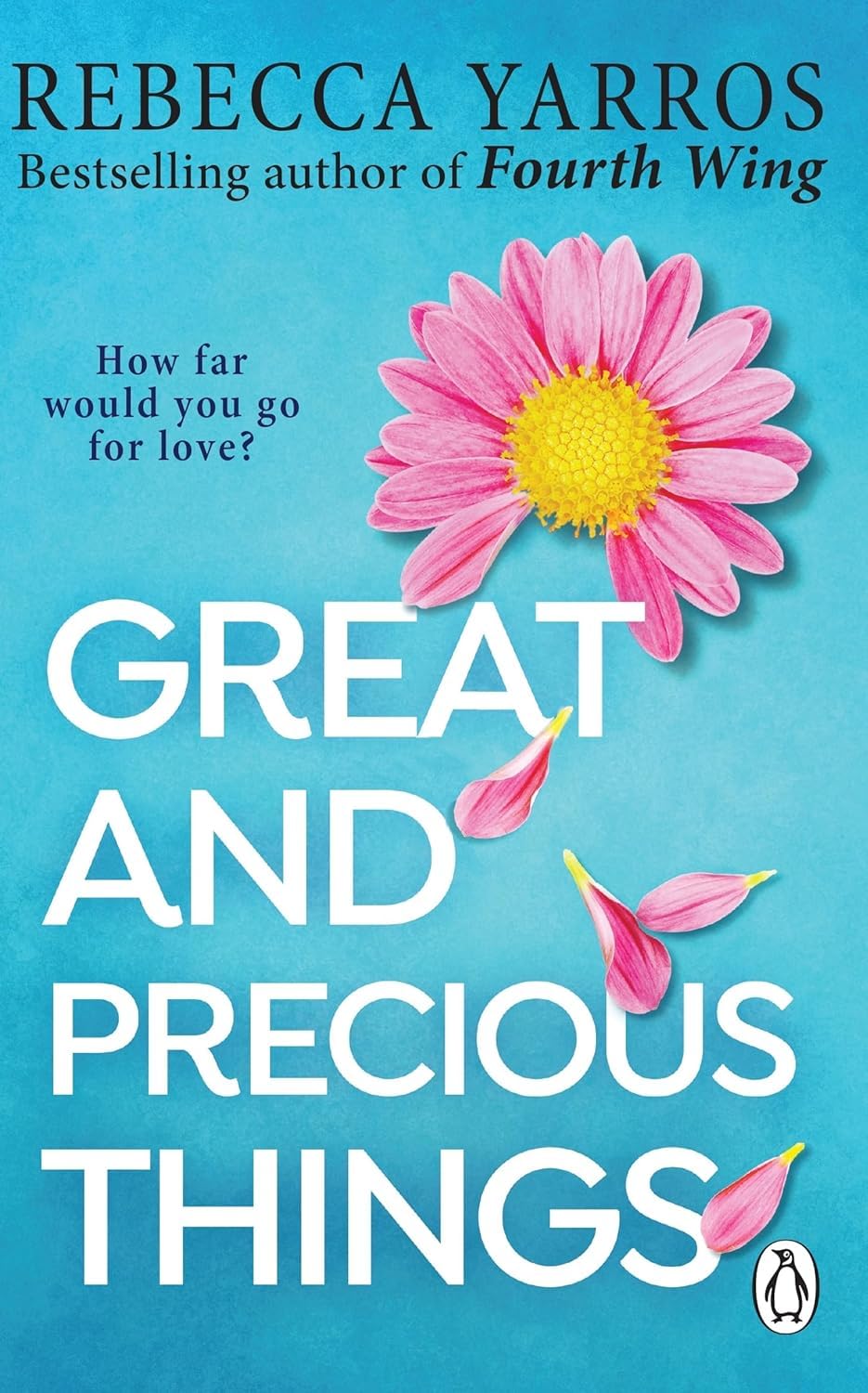 Great and Precious Things by Rebecca Yarros paperback book cover, part of the 3 books collection set