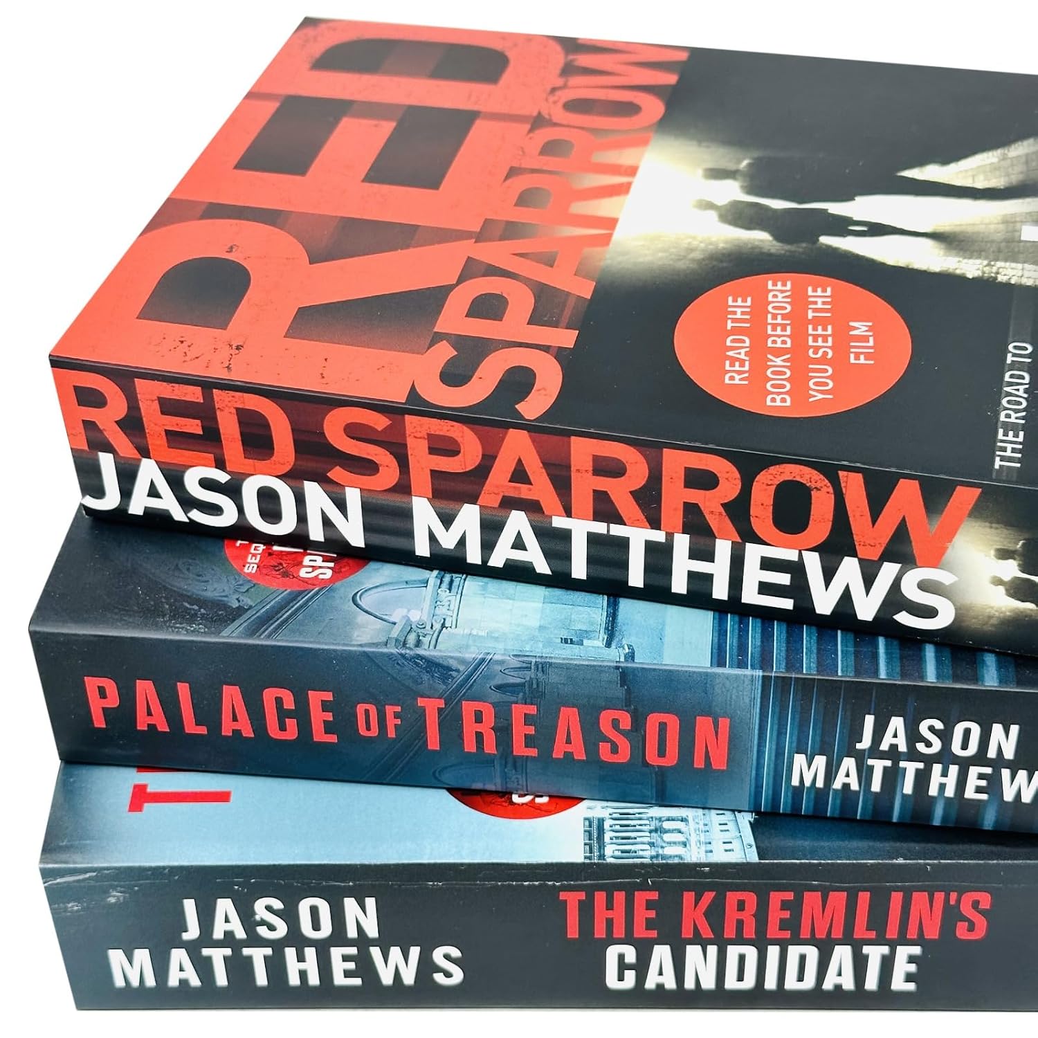 Jason Matthews Red Sparrow Trilogy 3 Book Set - Paperback Spy Thriller Collection