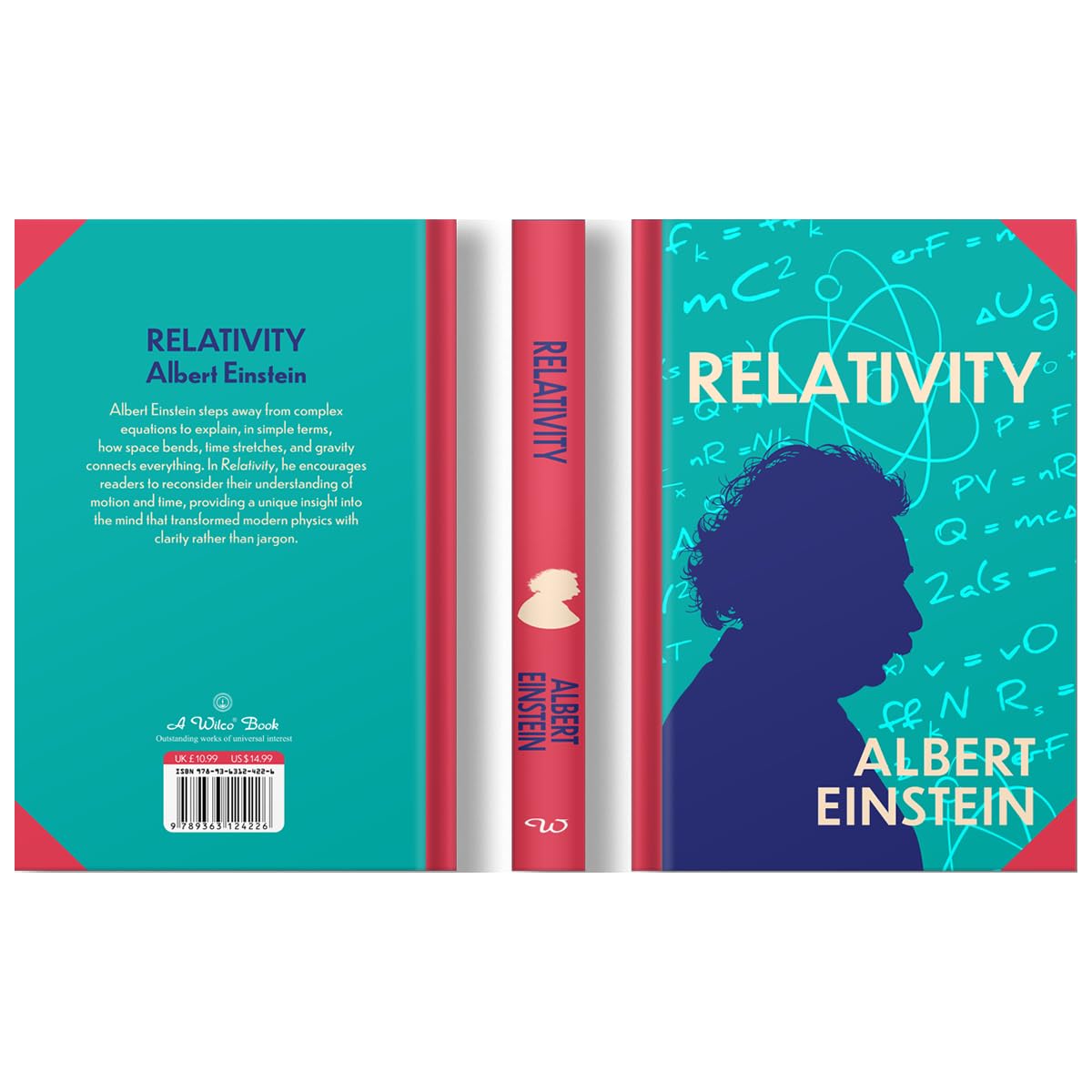 Relativity: The Special and the General Theory by Albert Einstein - sprayed edge hardback spine detail
