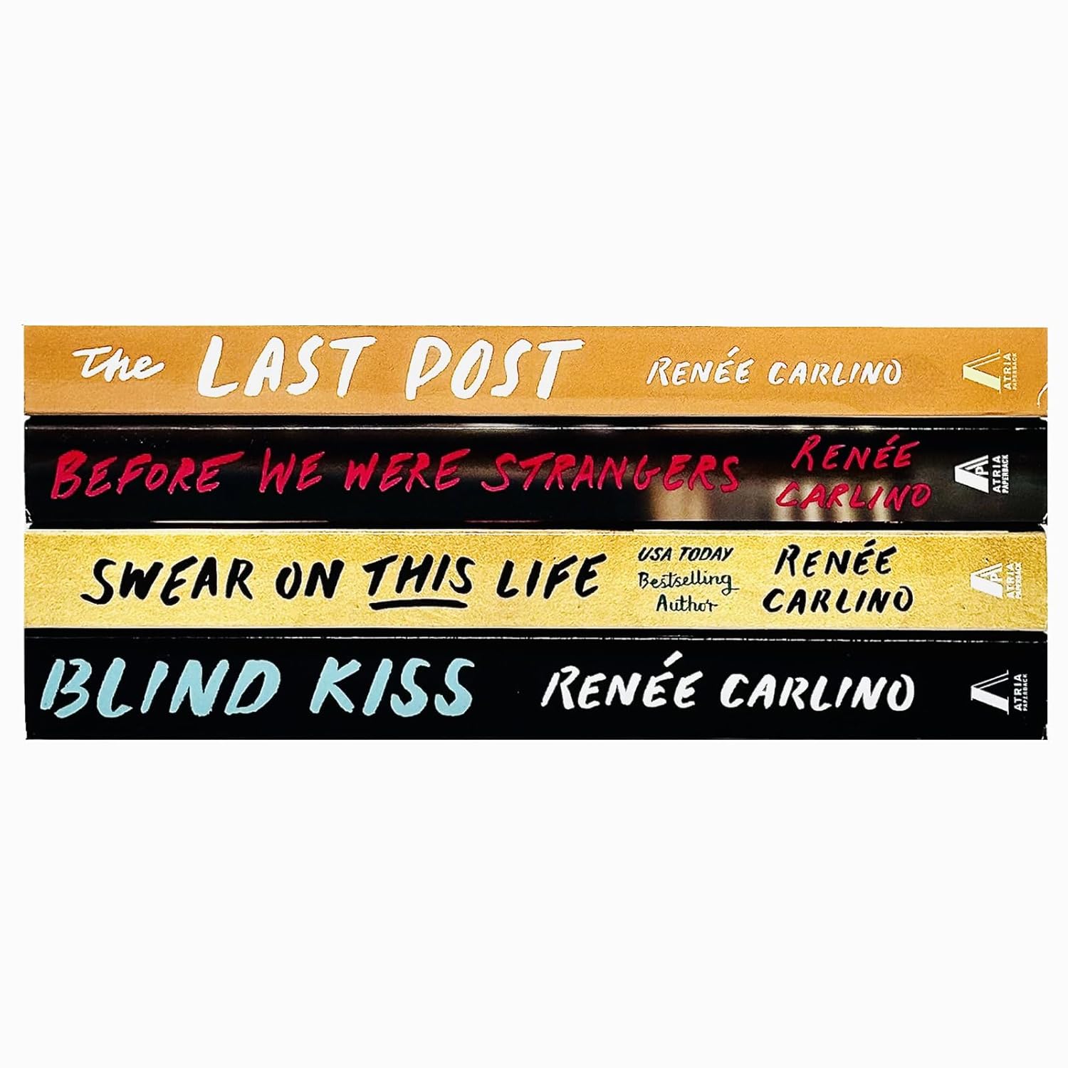 Renée Carlino 4 Books Collection Set - The Last Post, Swear on This Life, Before We Were Strangers, Blind Kiss - Paperback covers