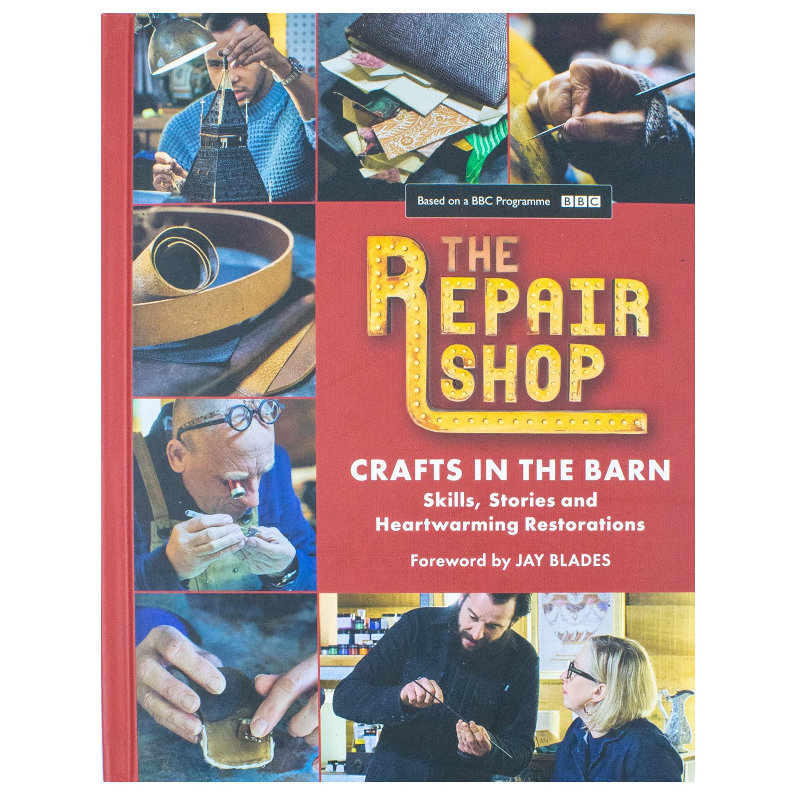 Front cover of The Repair Shop: Crafts in the Barn hardback, official BBC series companion book