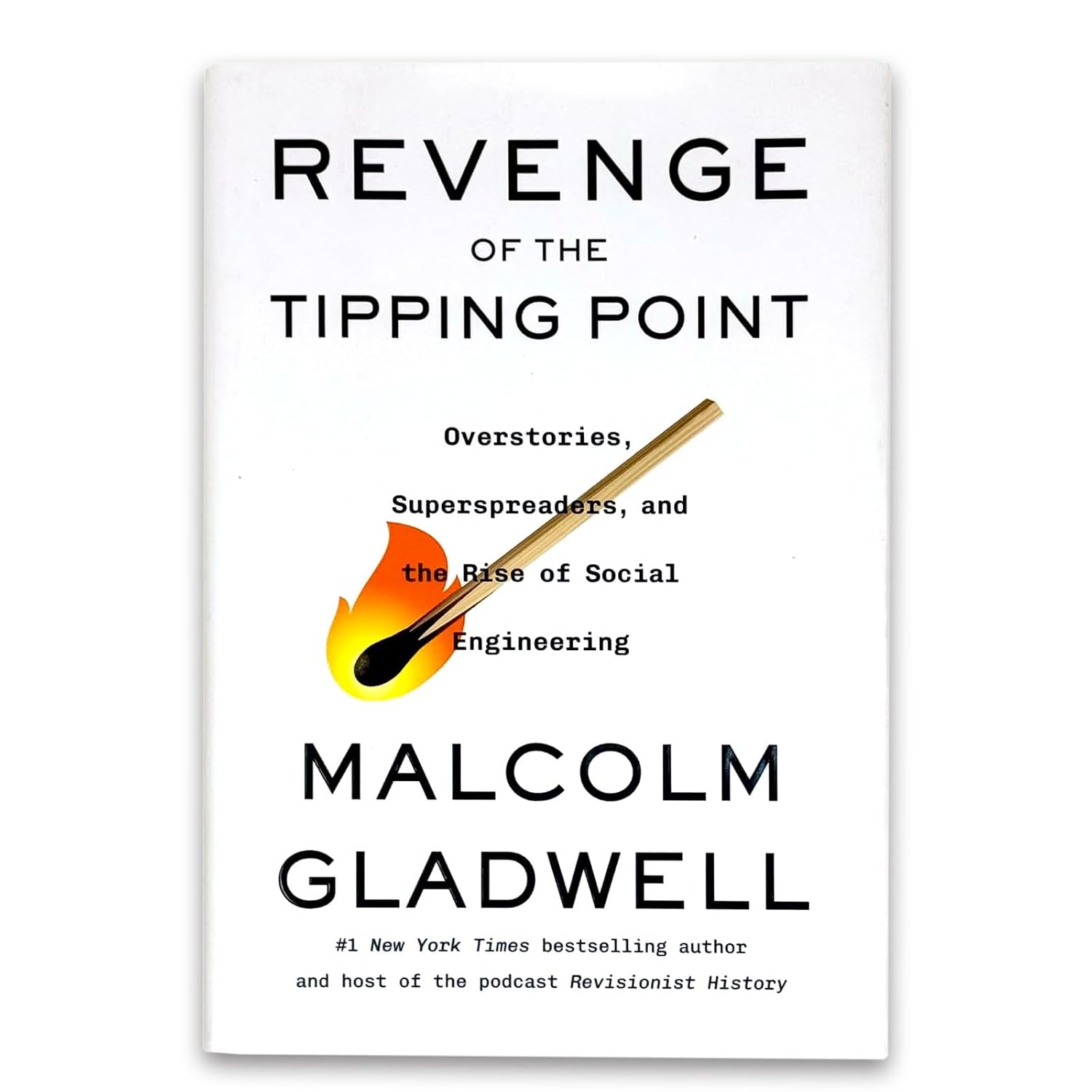 Back cover of Revenge of the Tipping Point hardback by Malcolm Gladwell, Abacus non-fiction