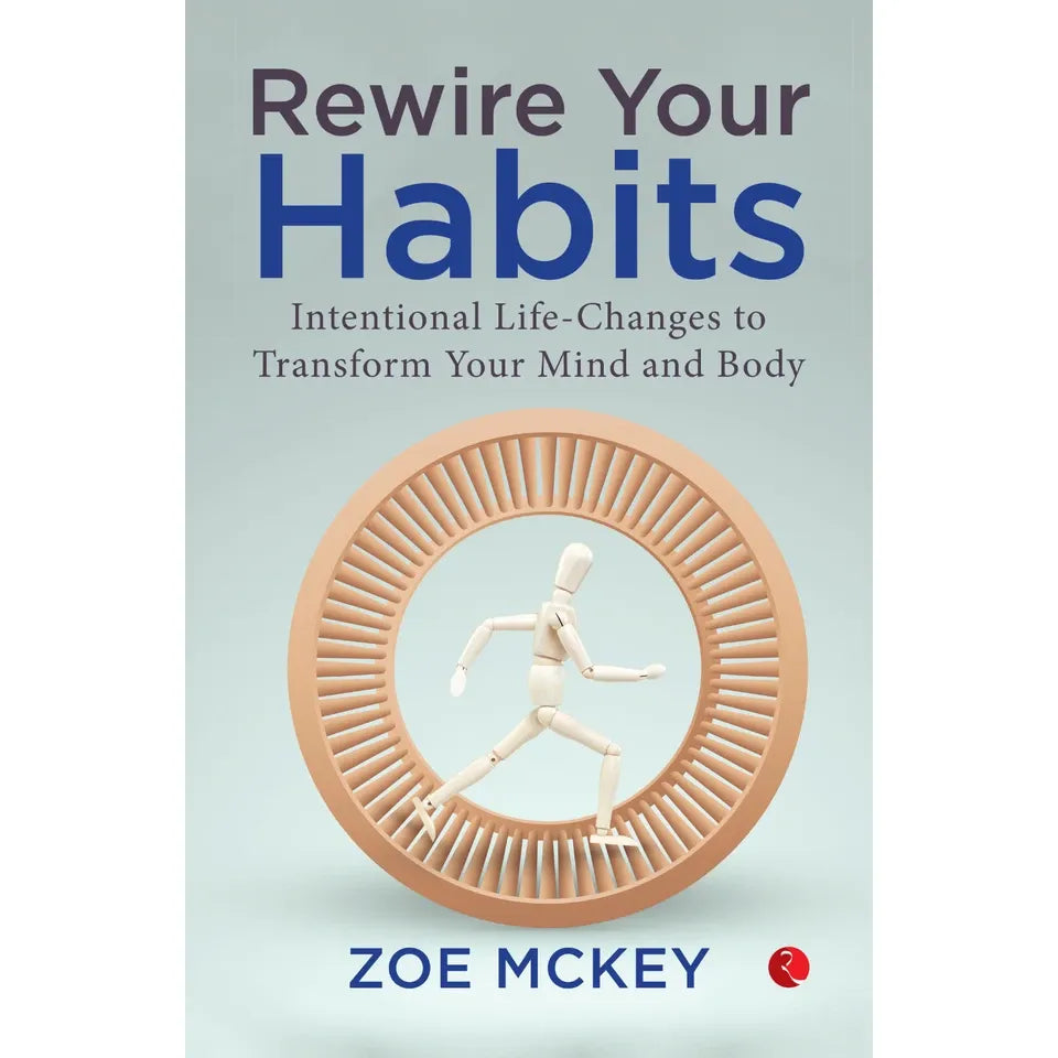 Rewire Your Habits by Zoe McKey - paperback back cover with description