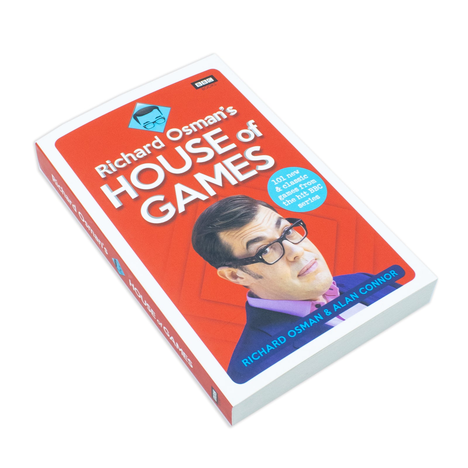 Richard Osman's House of Games by Richard Osman & Alan Connor - BBC quiz book front cover