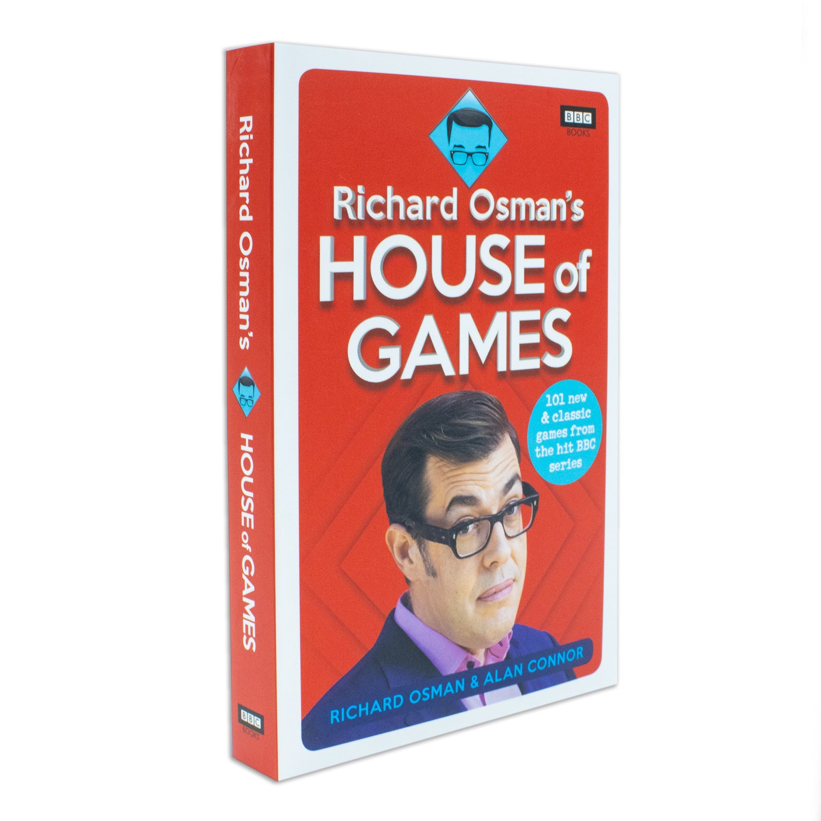 Richard Osman's House of Games quiz book interior pages showing sample games
