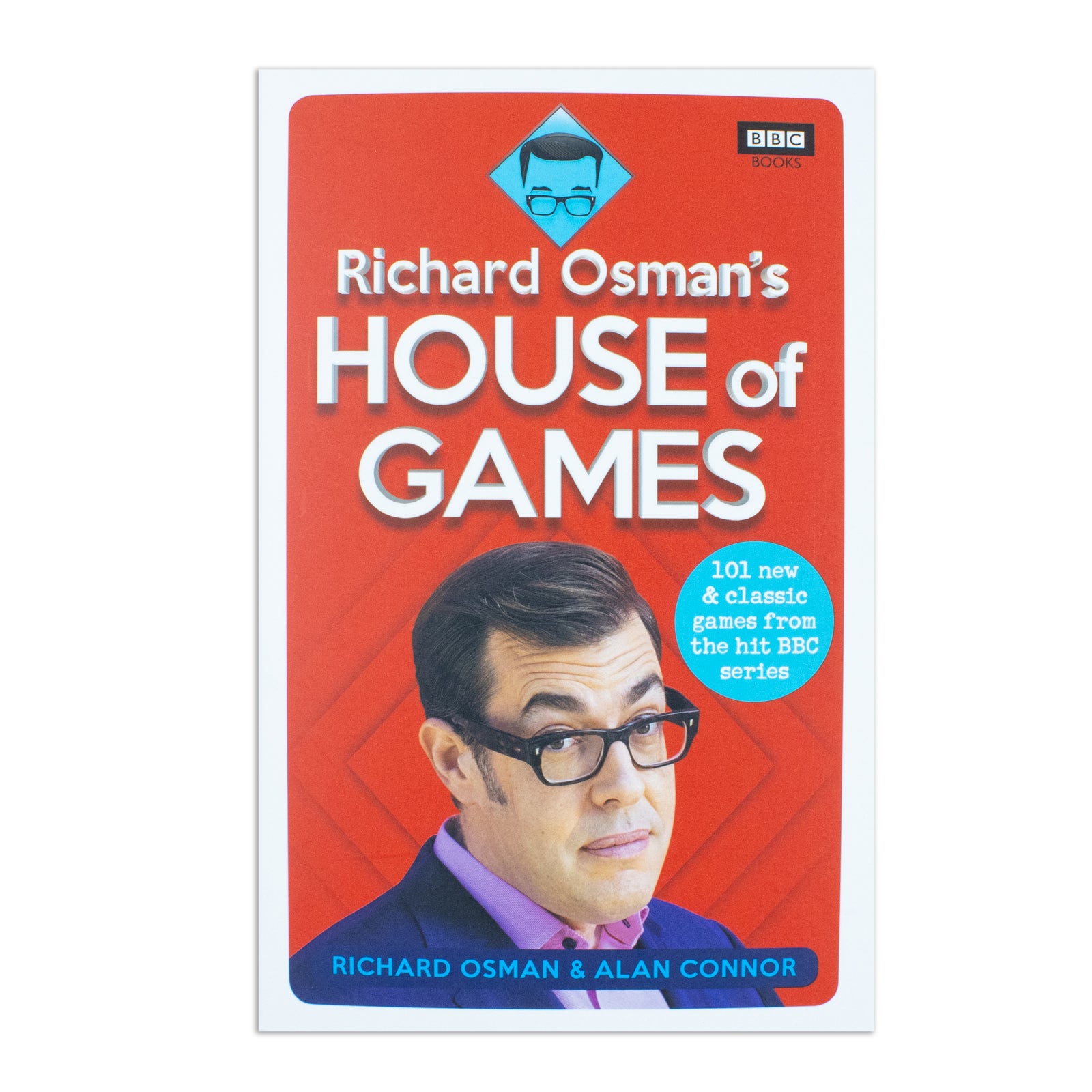 Richard Osman's House of Games: 101 New & Classic Games by Richard Osman & Alan Connor - Paperback quiz book front cover