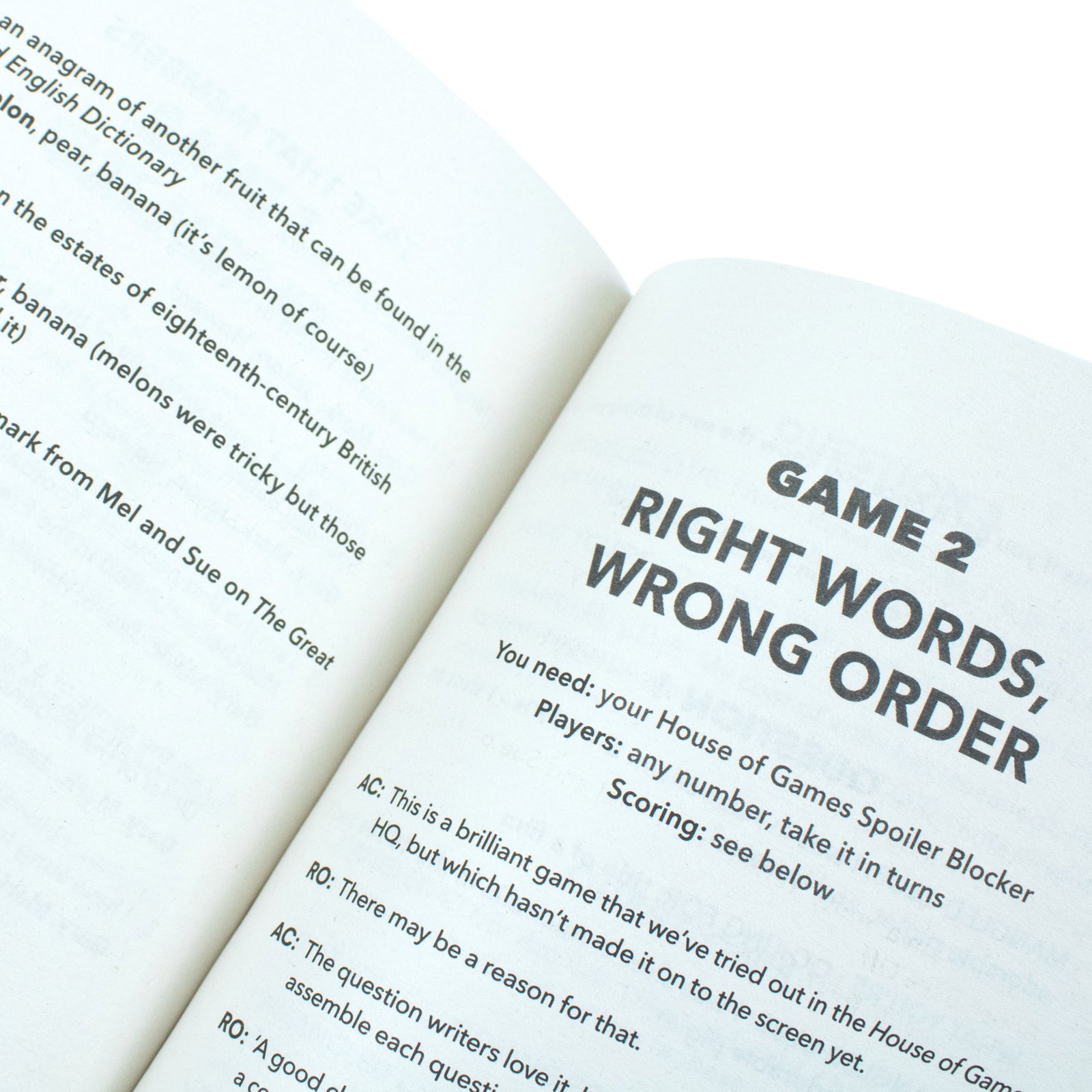 Richard Osman's House of Games: 101 New & Classic Games full paperback book cover and back