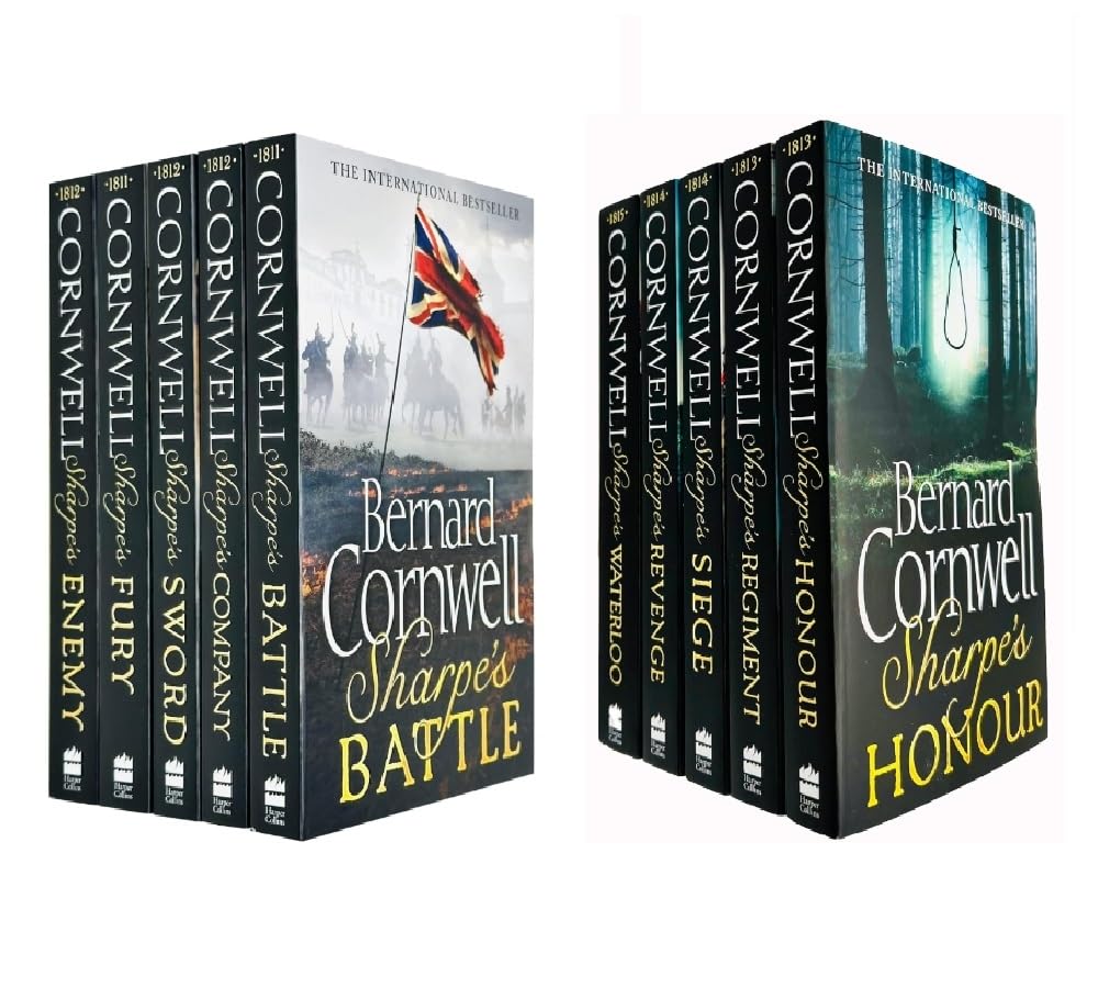 Richard Sharpe series by Bernard Cornwell 10 book paperback collection set, books 11 to 20