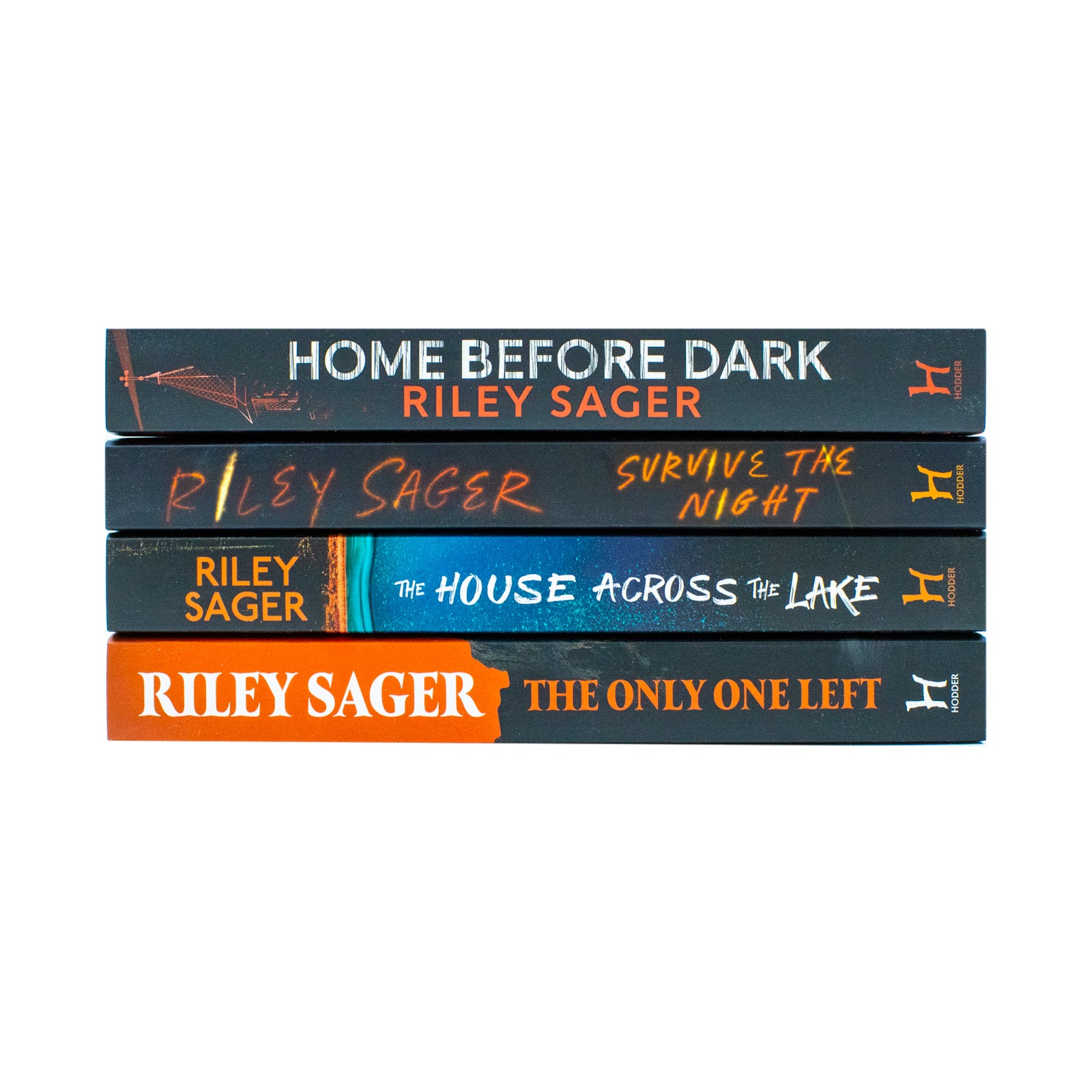 The House Across the Lake by Riley Sager - paperback edition cover from the 4 book Riley Sager thriller collection