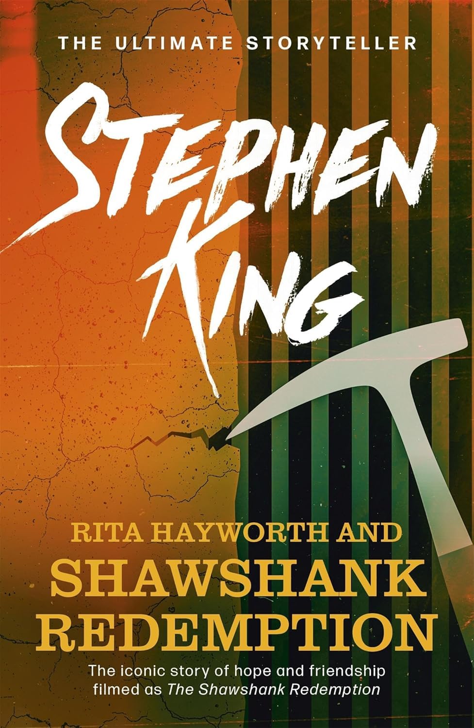 Rita Hayworth and Shawshank Redemption & The Green Mile Stephen King paperback books stacked